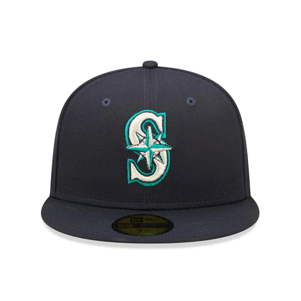 new era cappello 59FIFTY Seattle Mariners AC Perf Navy