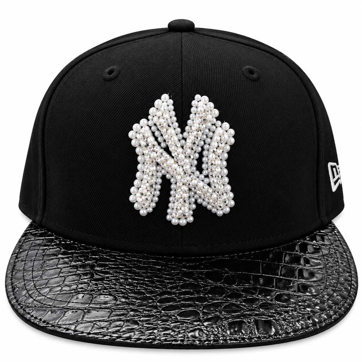 CAP CUSTOM NEW ERA 59FIFTY “NY BLACK COCO CRYSTAL”