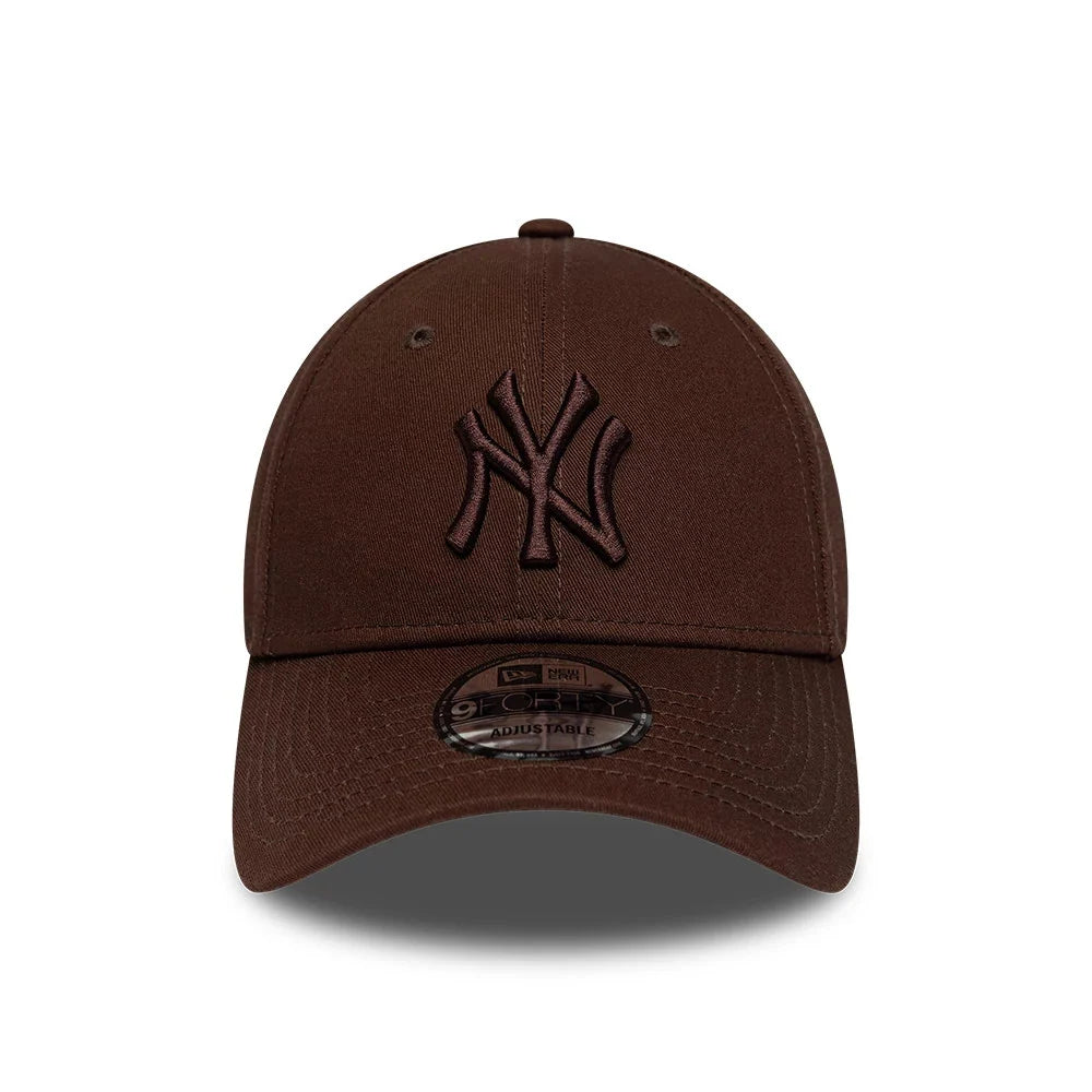 new era cappello 9FORTY New York Yankees MLB League Essential Brown Adjustable