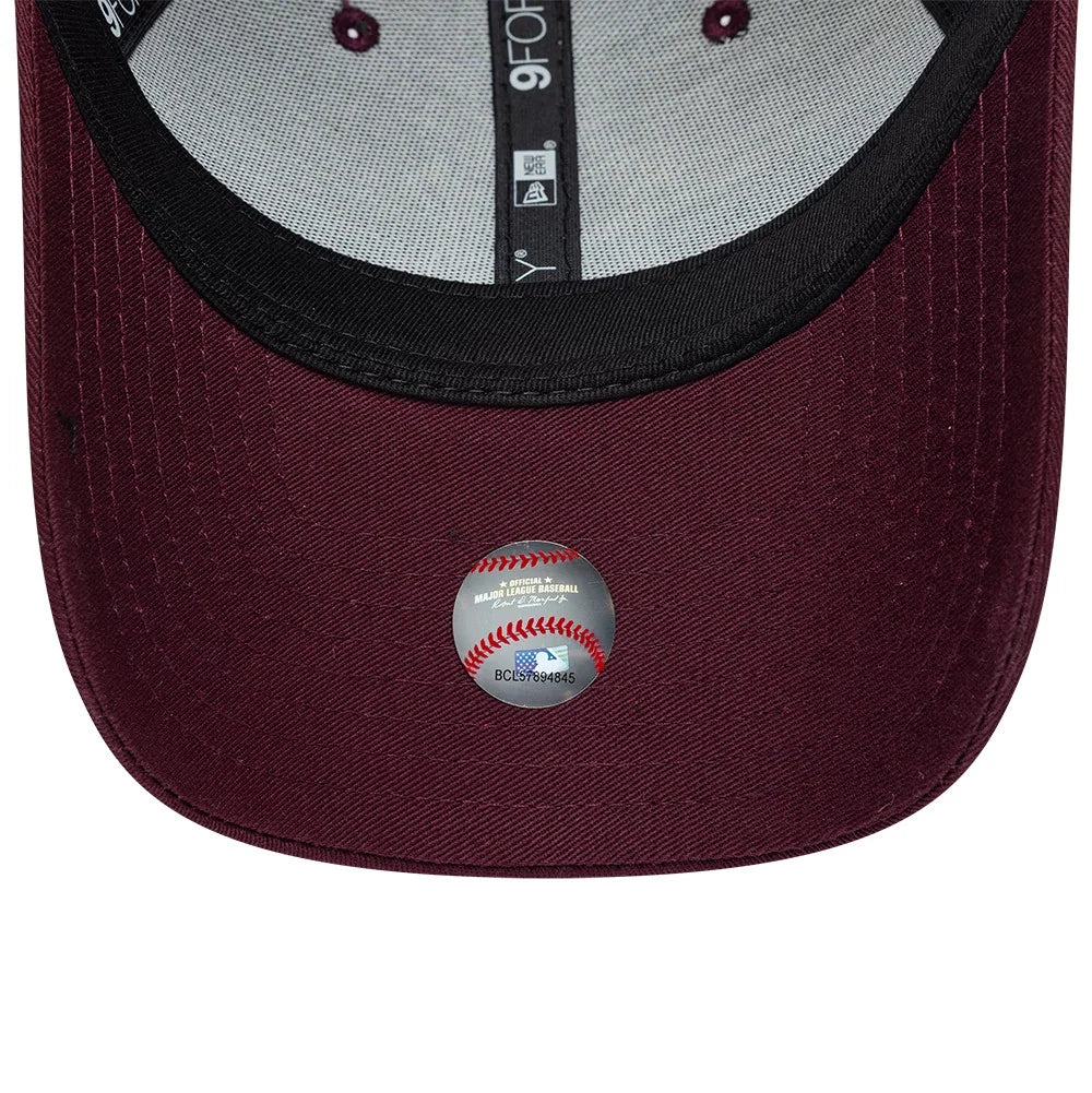 new era cappello 9FORTY New York Yankees MLB Team Outline Dark Purple Adjustable
