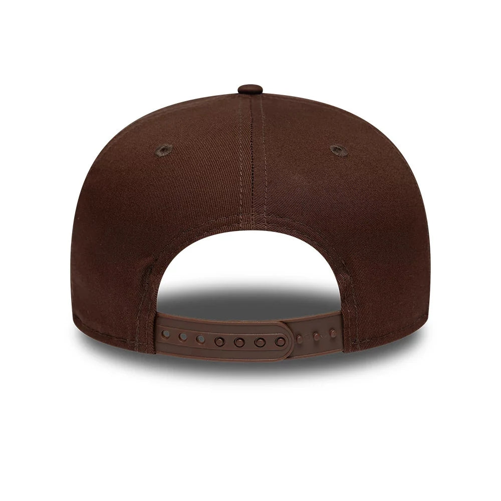 new era cappello 9FIFTY New York Yankees MLB League Essential Brown Original Fit Snapback Adjustable
