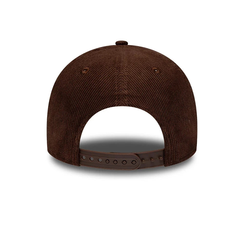 new era cappello 9FORTY LA Dodgers MLB Cord Brown Adjustable