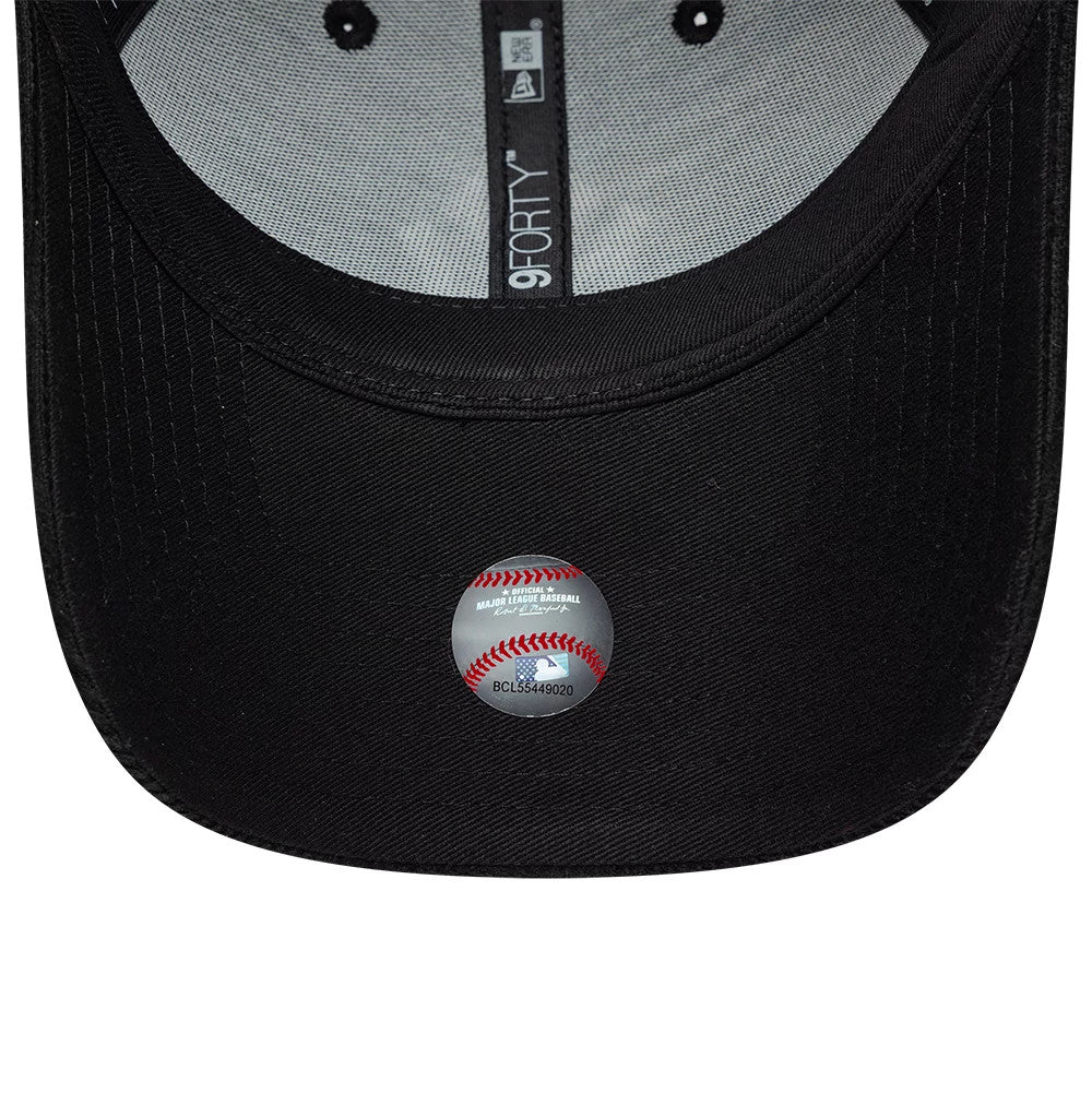 New Era Cappello 9Forty New York Yankees MLB Cord Black Adjustable