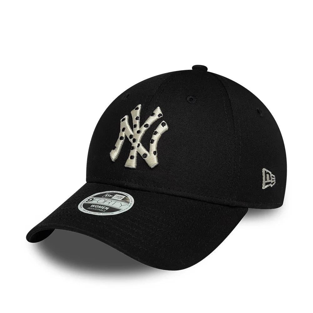 New Era Cappello 9FORTY MLB Infill New York Yankees Black