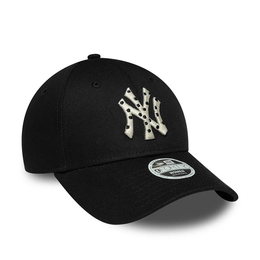 New Era Cappello 9FORTY MLB Infill New York Yankees Black