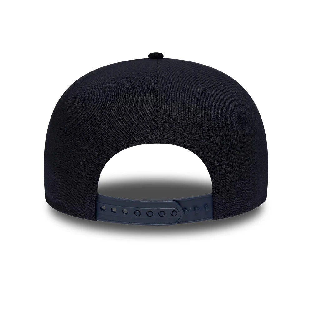 new era cappello 9Fifty LA Dodgers MLB Cord Visor Navy Original Fit Snapback Adjustable