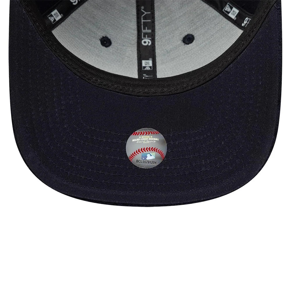 new era cappello 9Fifty LA Dodgers MLB Cord Visor Navy Original Fit Snapback Adjustable