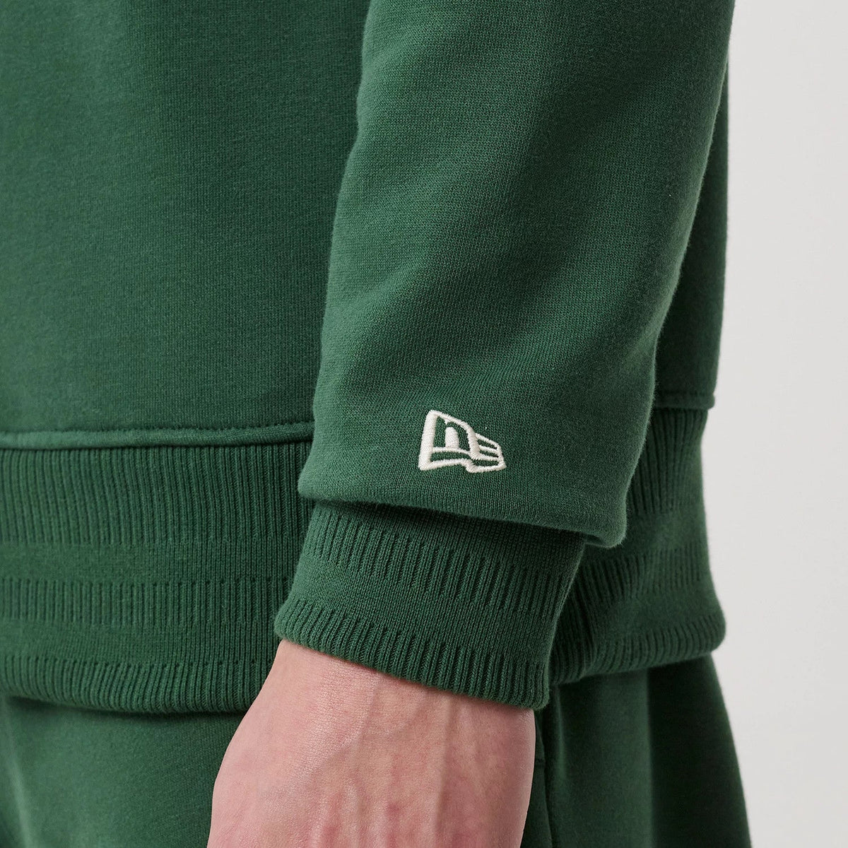 new era shirt 1/4 Zip Sweater LA Dodgers MLB Dark Green