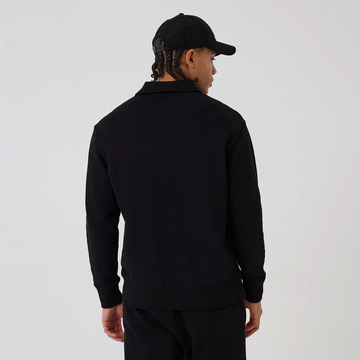 new era shirt 1/4 Zip Sweater New York Yankees MLB Black