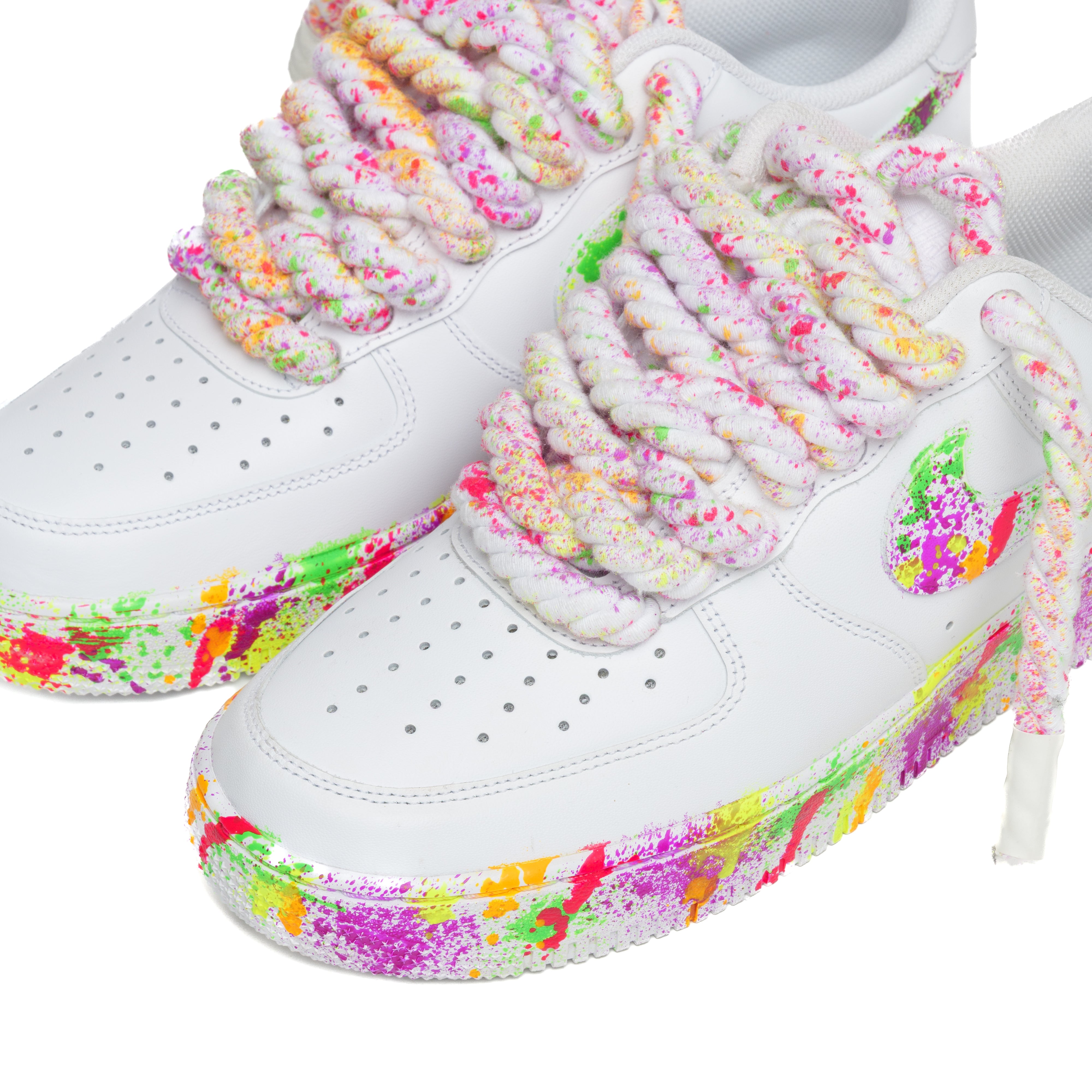 NIKE AIR FORCE 1 ROPE LACES COLOR