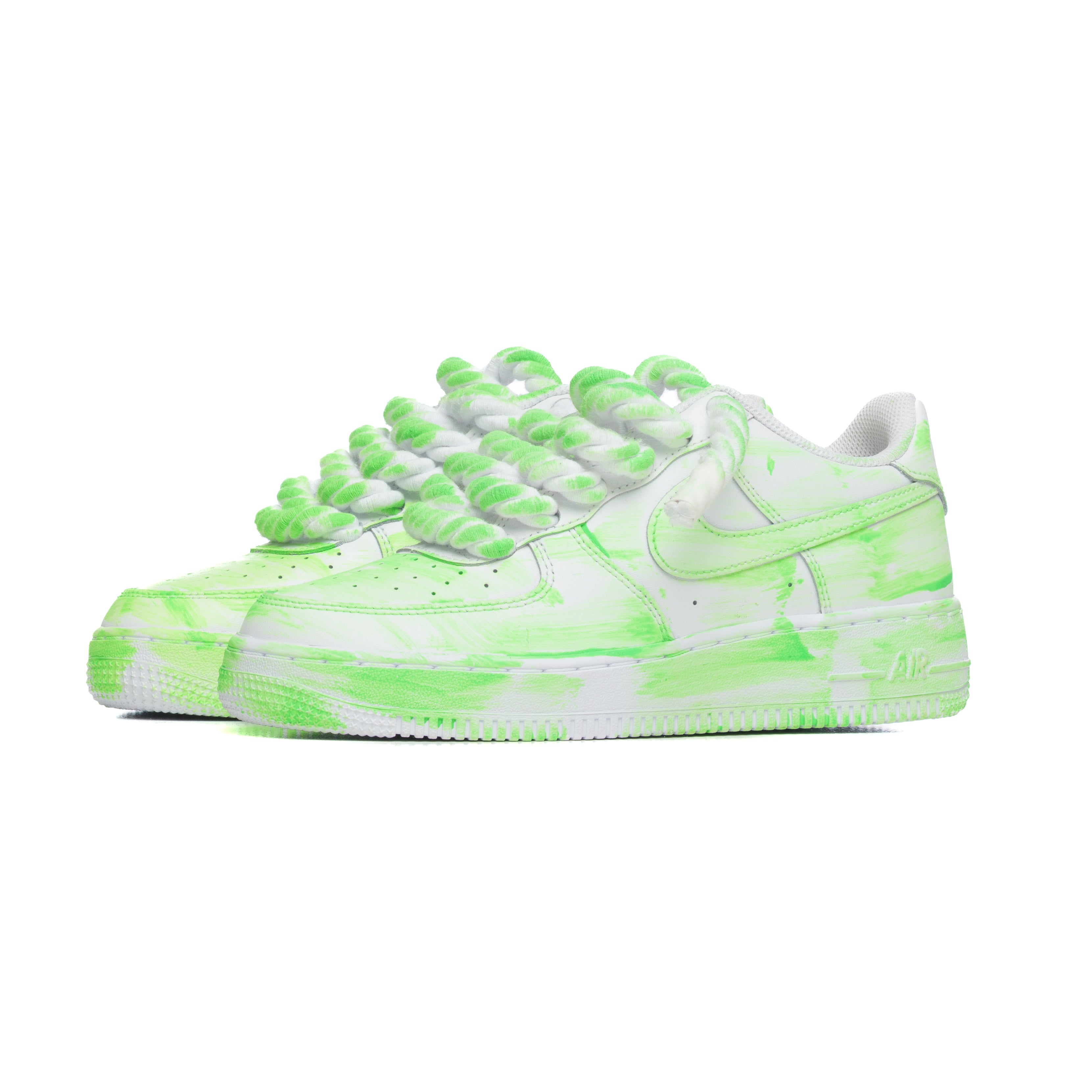 NIKE AIR FORCE ROPE URBAN DRIP VERT TOXIQUE