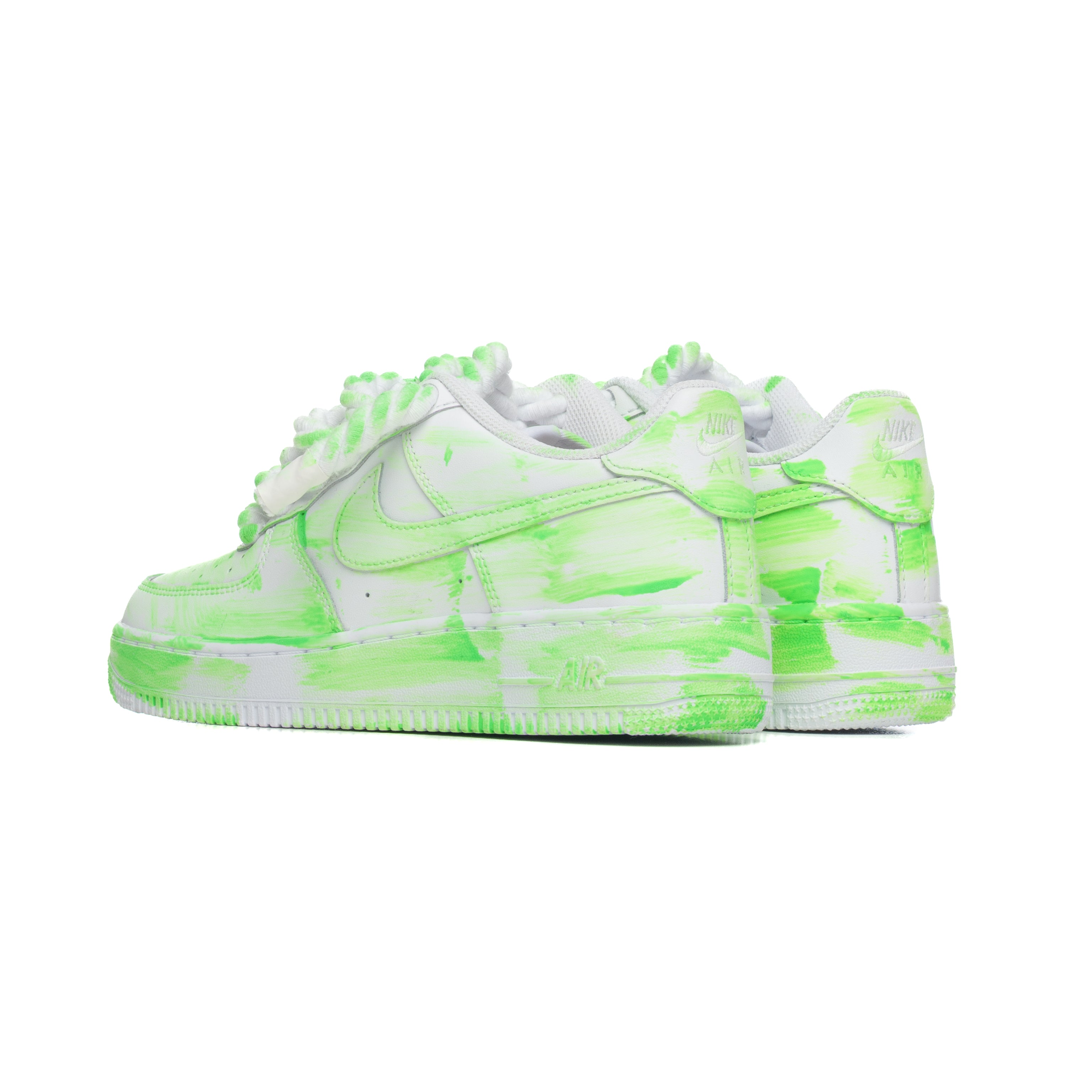 NIKE AIR FORCE ROPE URBAN DRIP VERT TOXIQUE