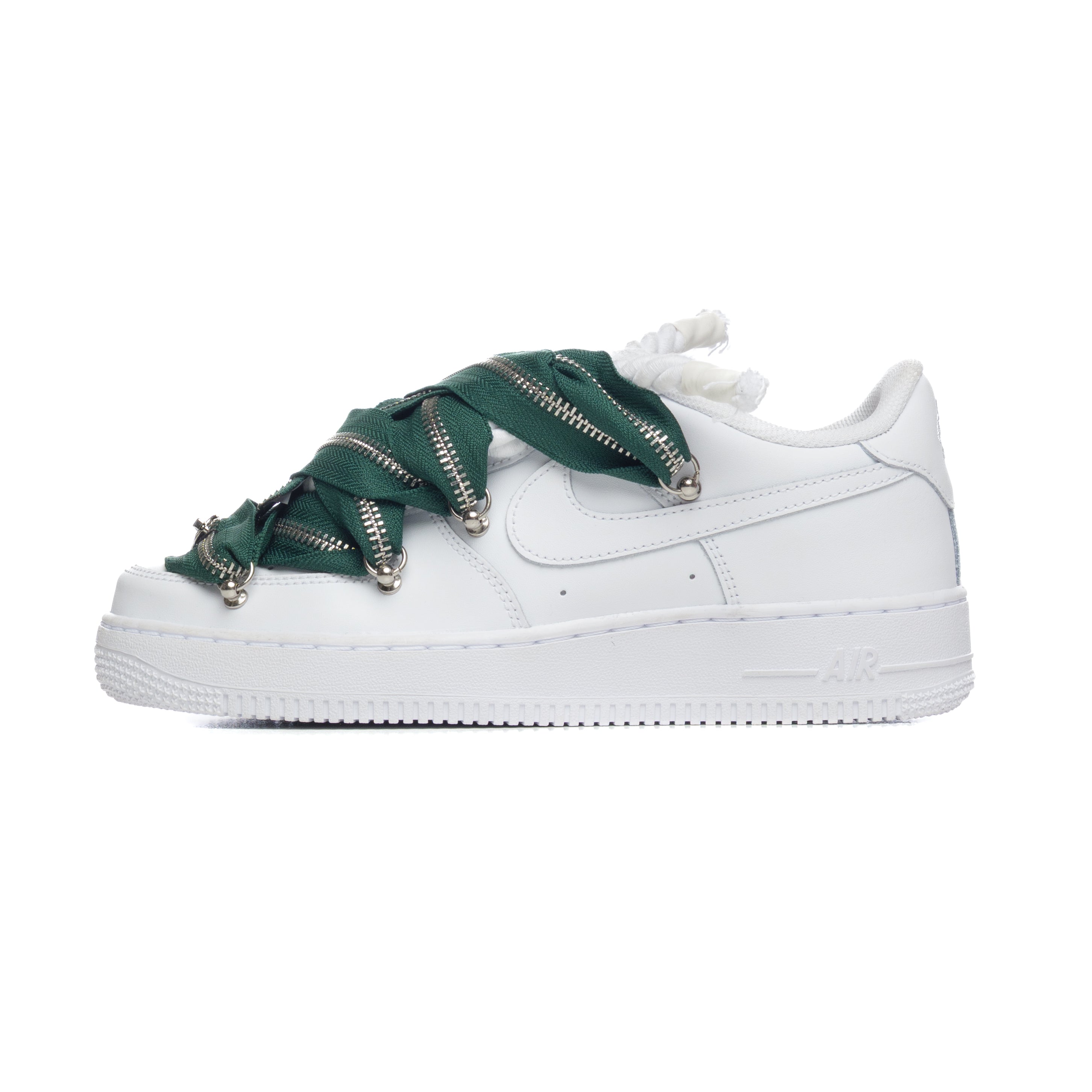 NIKE AIR FORCE ROPE LACES ZIP GREEN