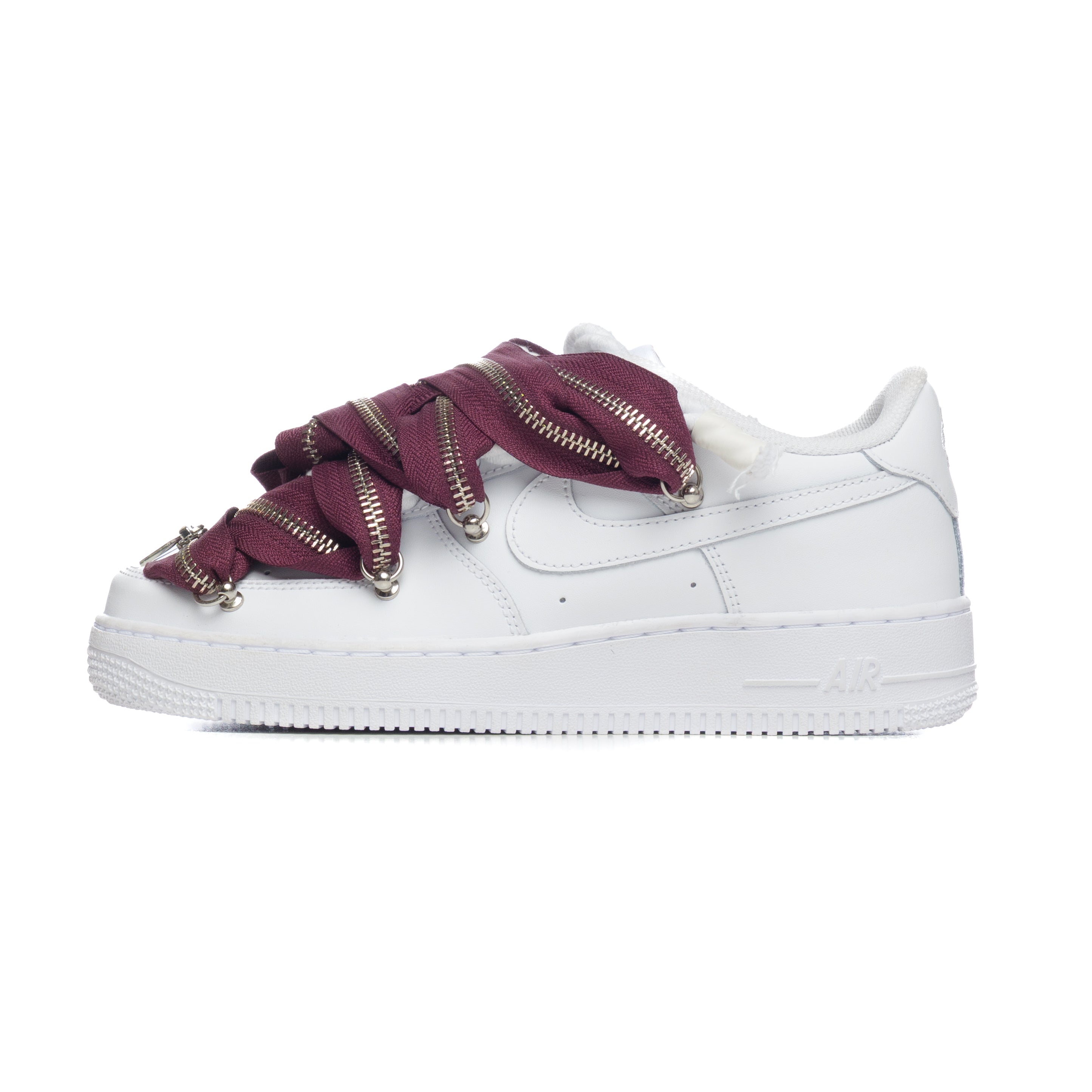 LACETS NIKE AIR FORCE ROPE ZIP BORDEAUX