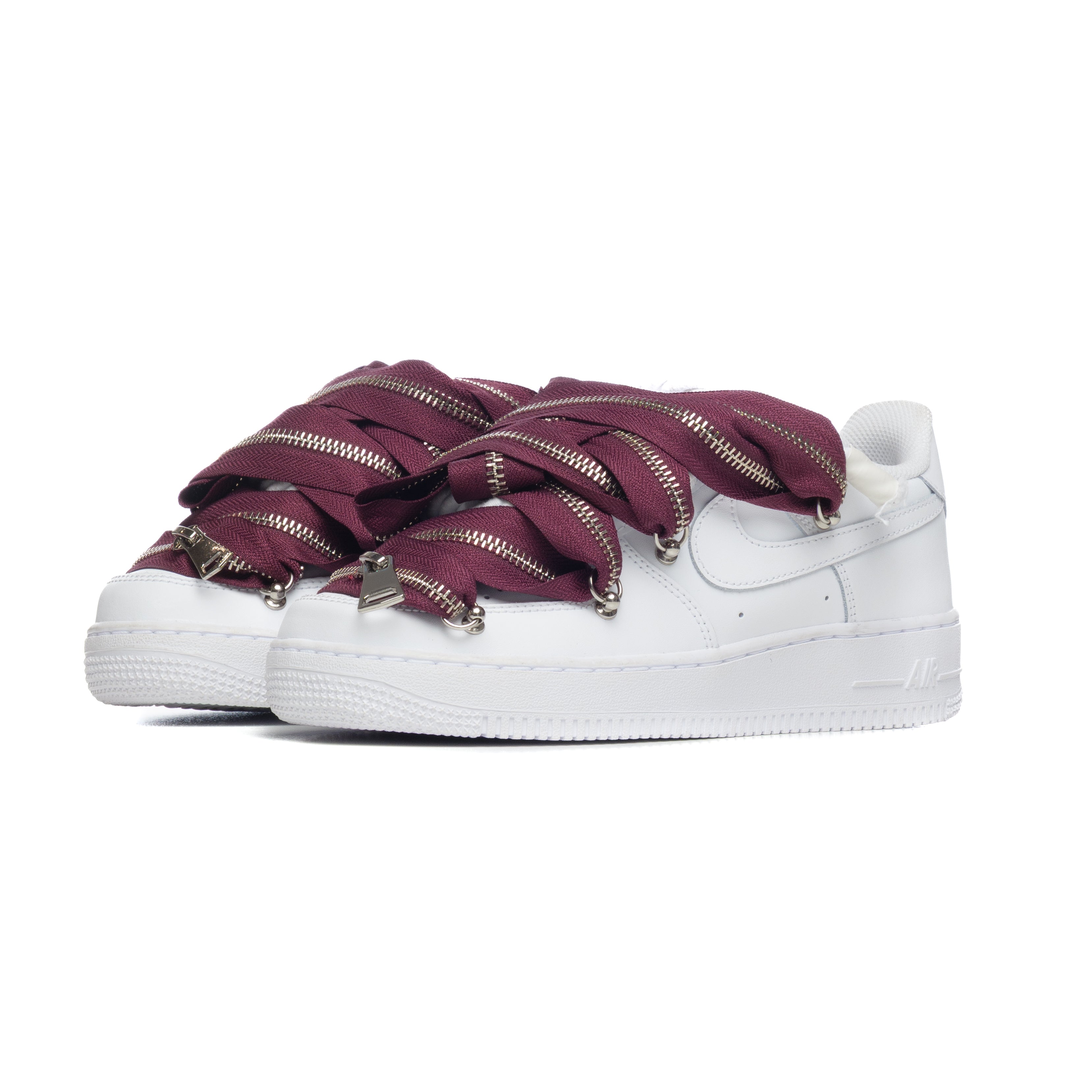 LACETS NIKE AIR FORCE ROPE ZIP BORDEAUX