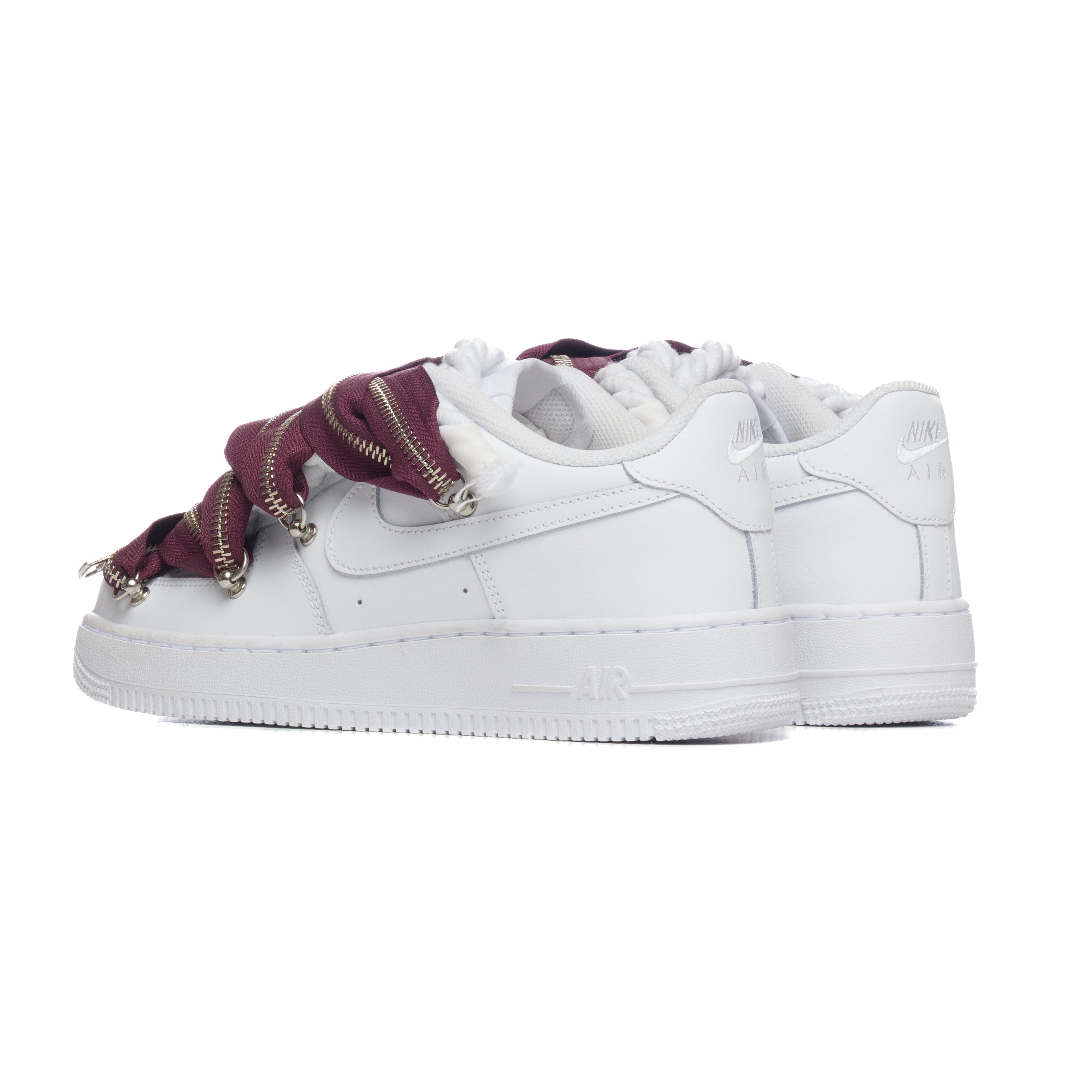 NIKE AIR FORCE ROPE LACES ZIP BORDEAUX