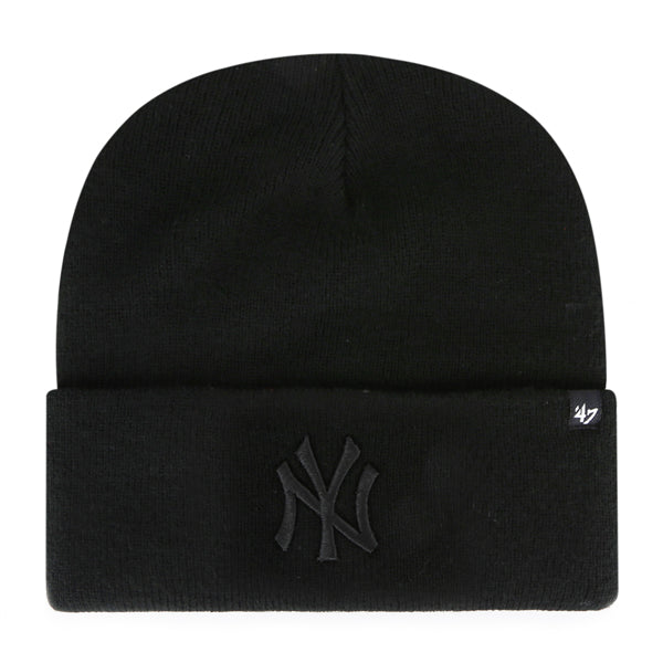 '47 Brand CUFF KNIT New York Yankees MLB Haymaker Total Black