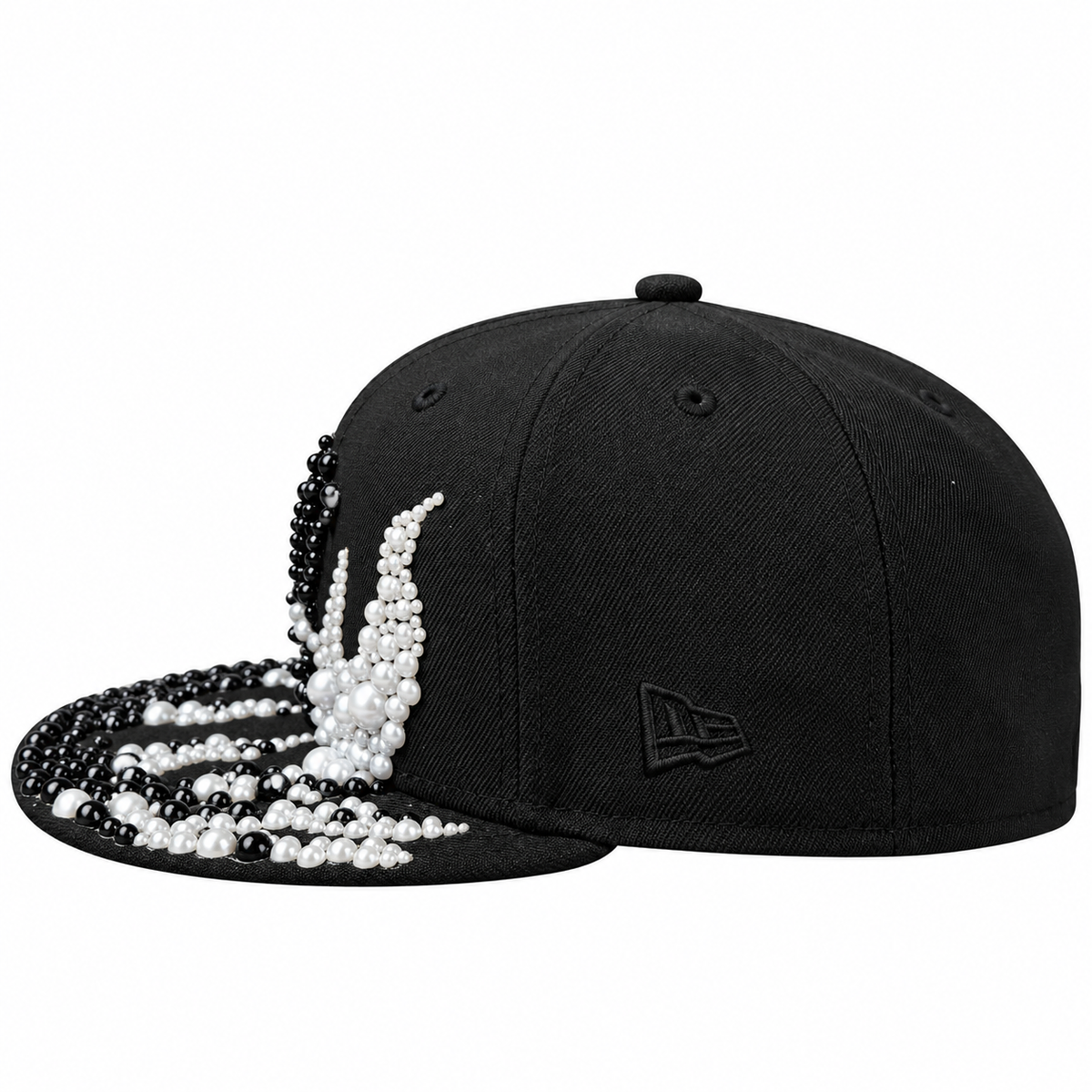 CAP CUSTOM NEW ERA 59FIFTY “NY BLACK PEARL FLAME”