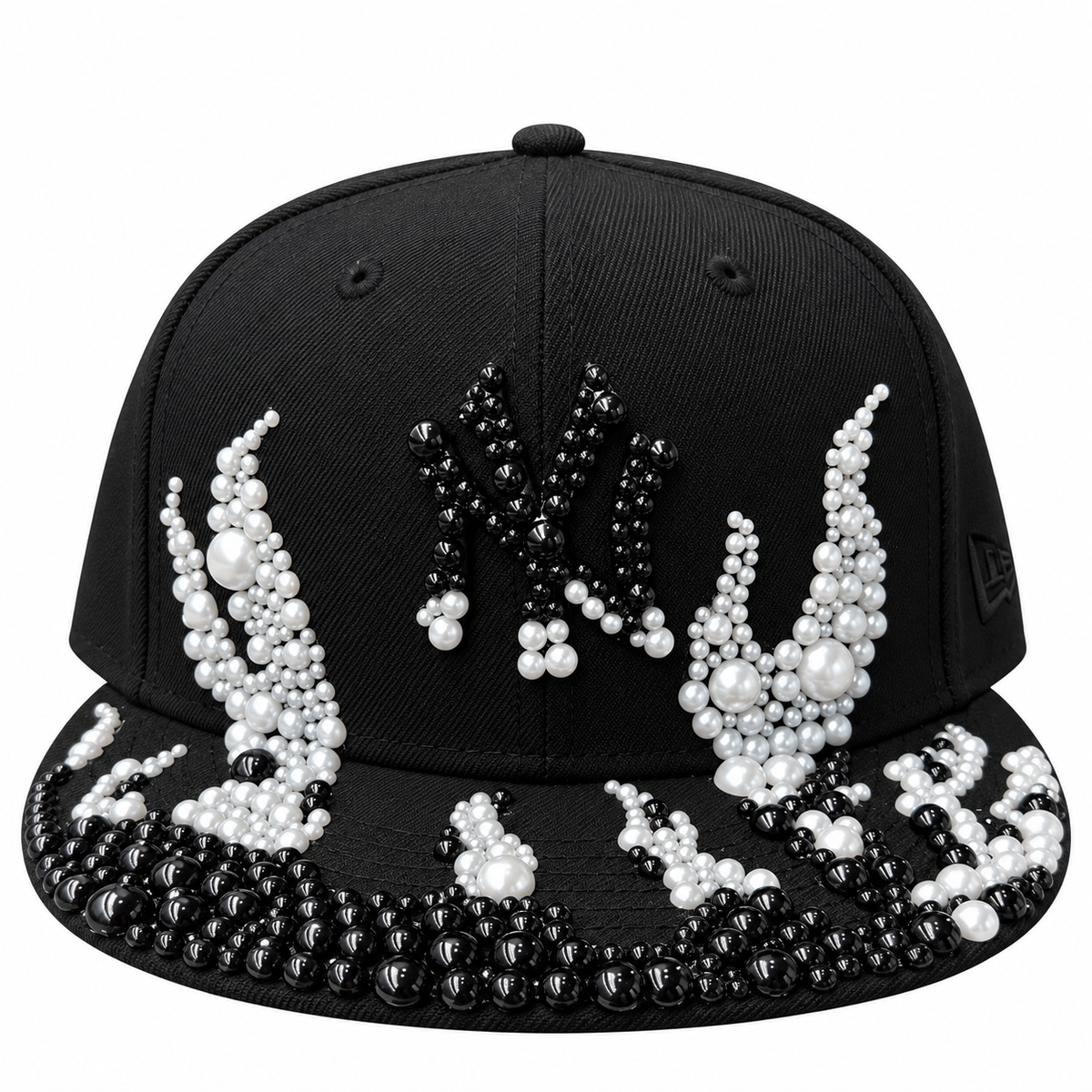 CAP CUSTOM NEW ERA 59FIFTY “NY BLACK PEARL FLAME”