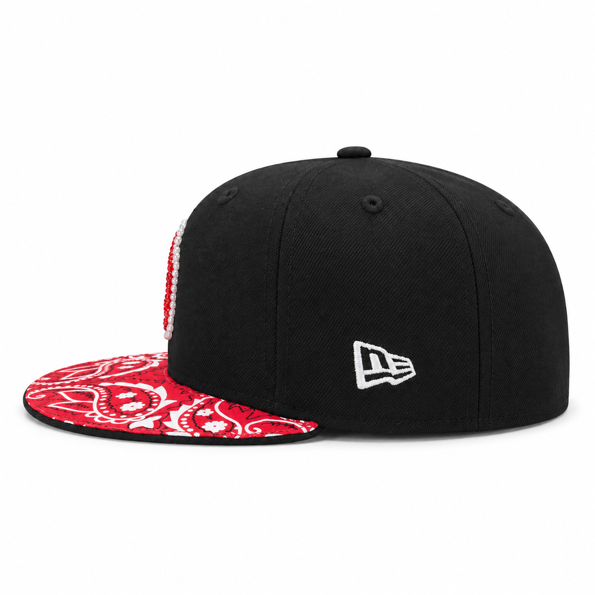 CAP CUSTOM NEW ERA 59FIFTY “NY RUBY BANDANA”