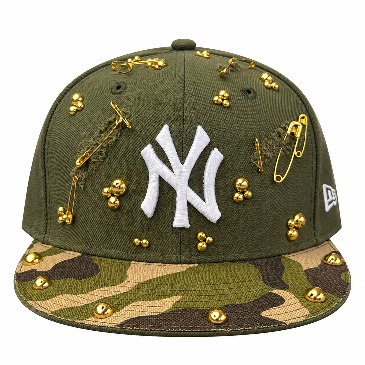 CAP CUSTOM NEW ERA 59FIFTY “NY GOLD RIOT”