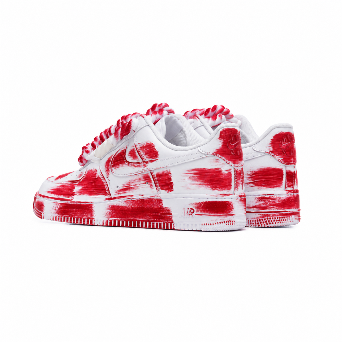 Nike Air Force 1 Rope Urban Drip Brush Red