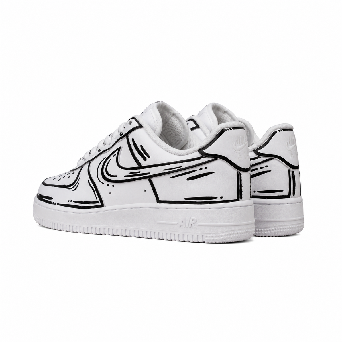 NIKE AIR FORCE MOOD CARTOON