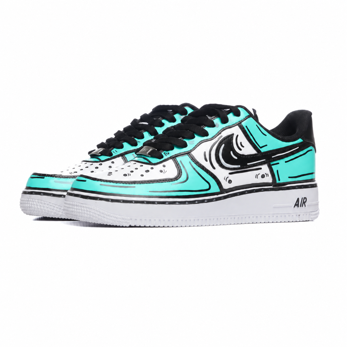 NIKE AIR FORCE "INKED FORCE BLUE EDITION"