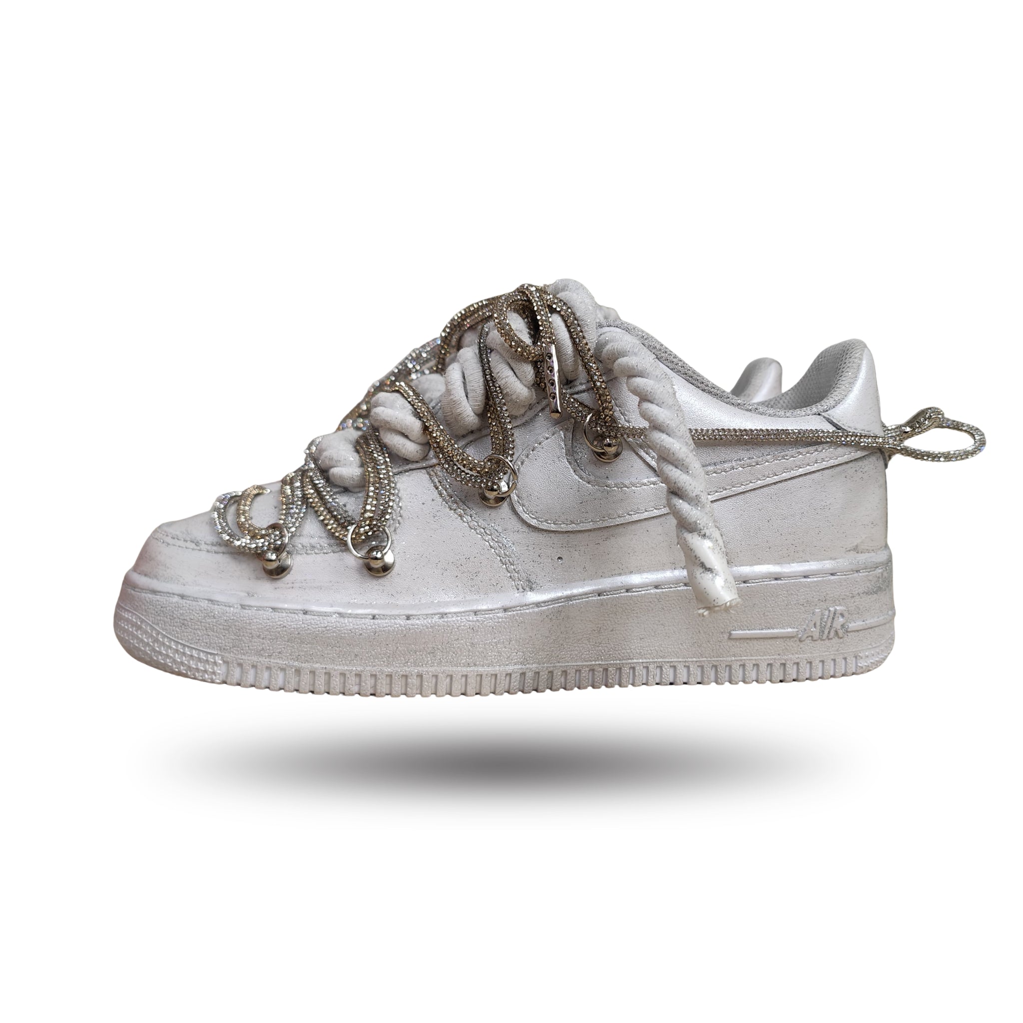 Snezed AIR FORCE- ROPE LACES STARDUST