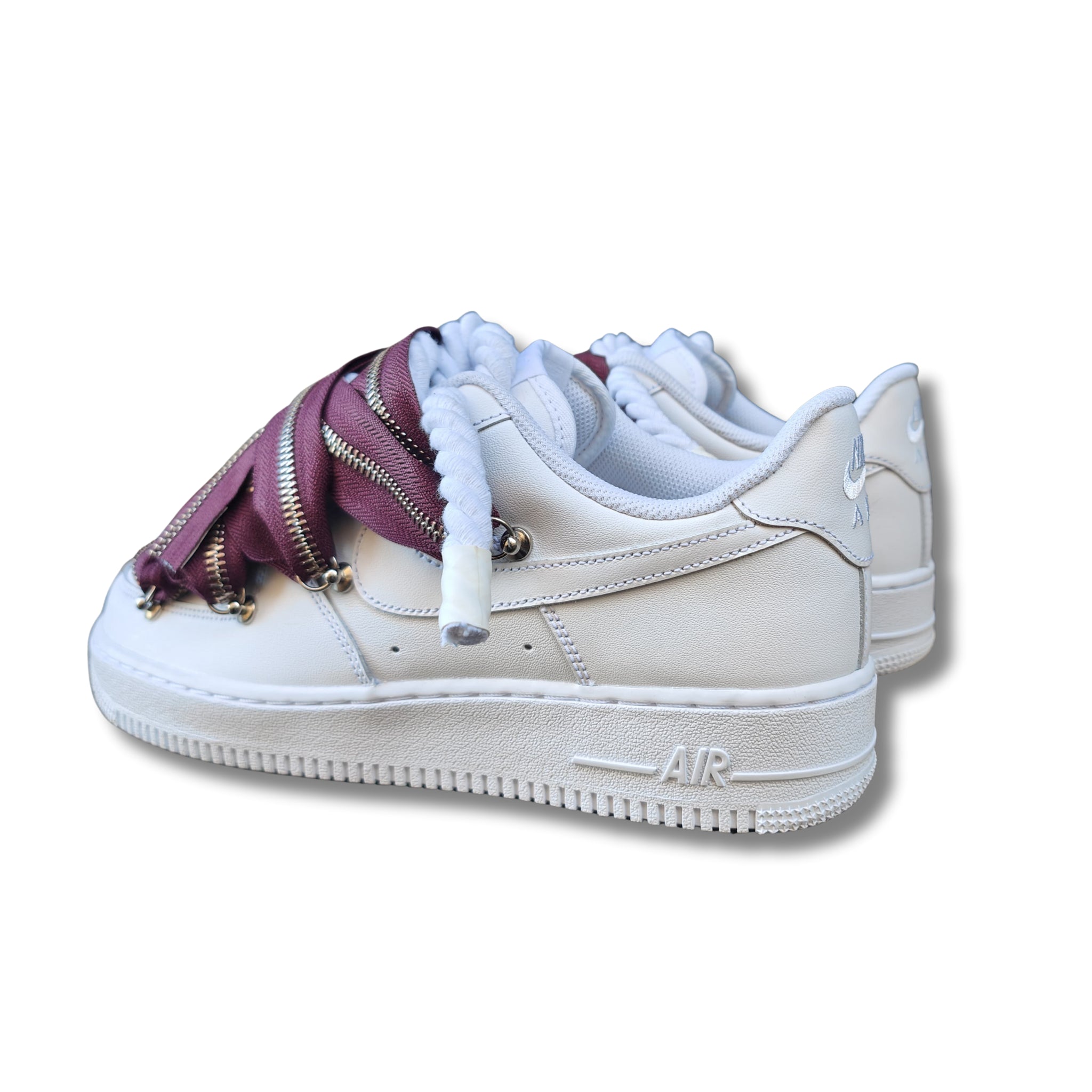 Snezed AIR FORCEROPE LACES ZIP BORDEAUX