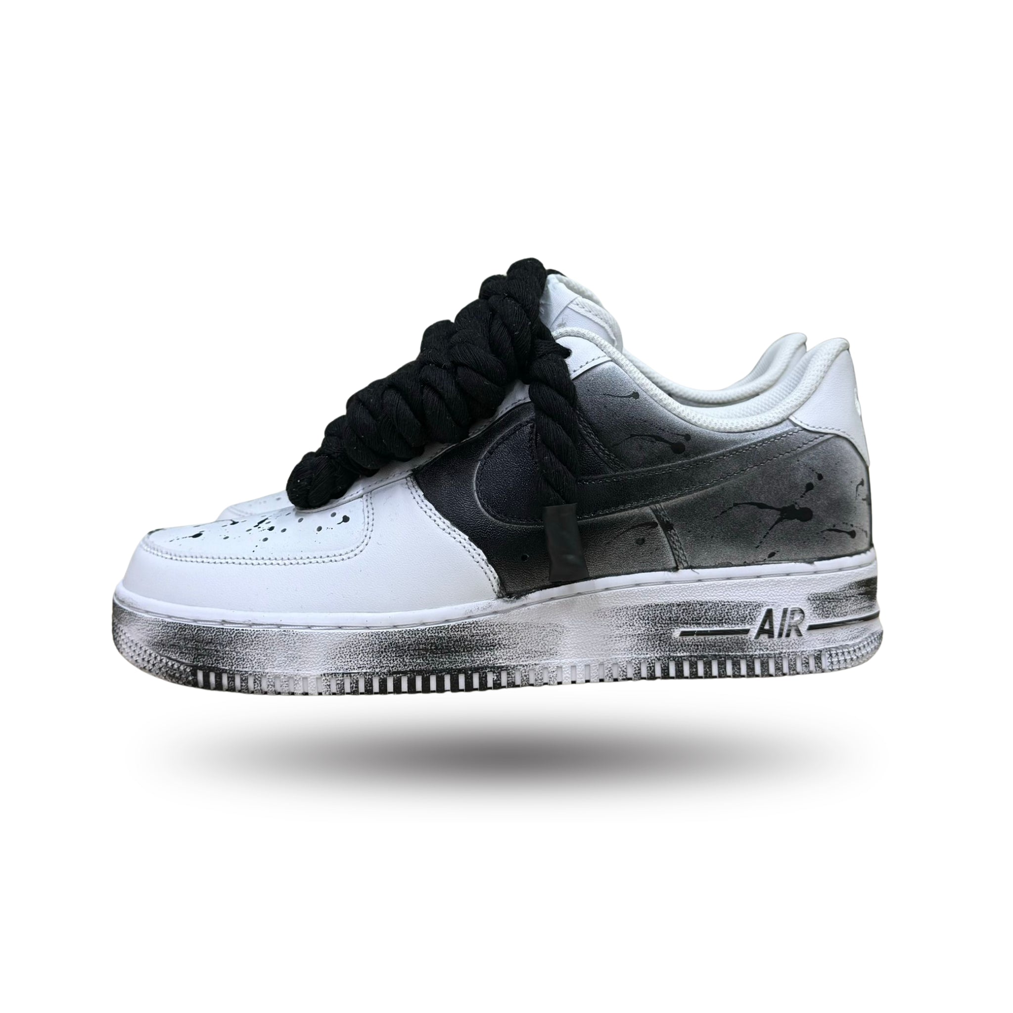 Snezed NIKE AIR FORCEBRUSHED BLACK