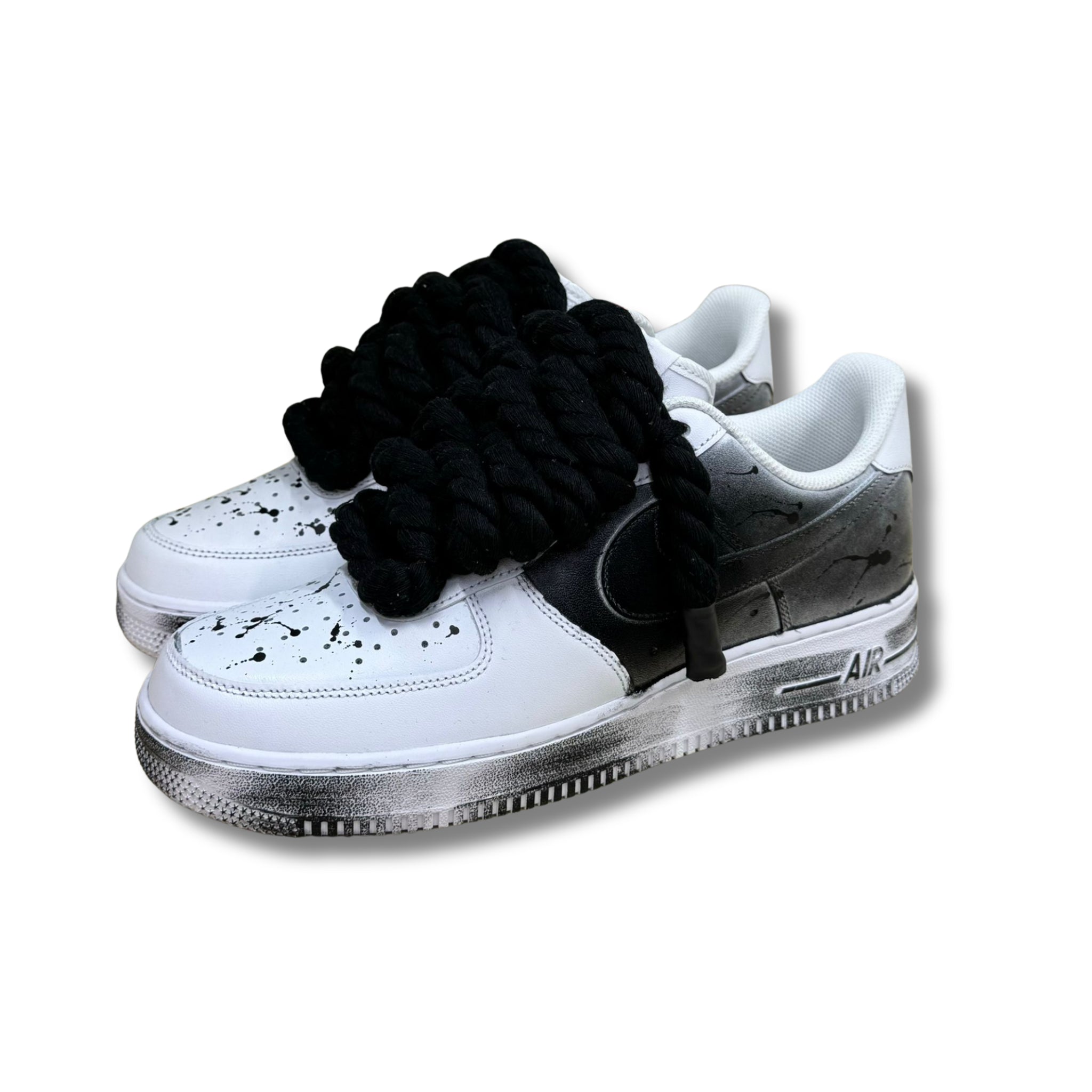 Snezed NIKE AIR FORCEBRUSHED BLACK