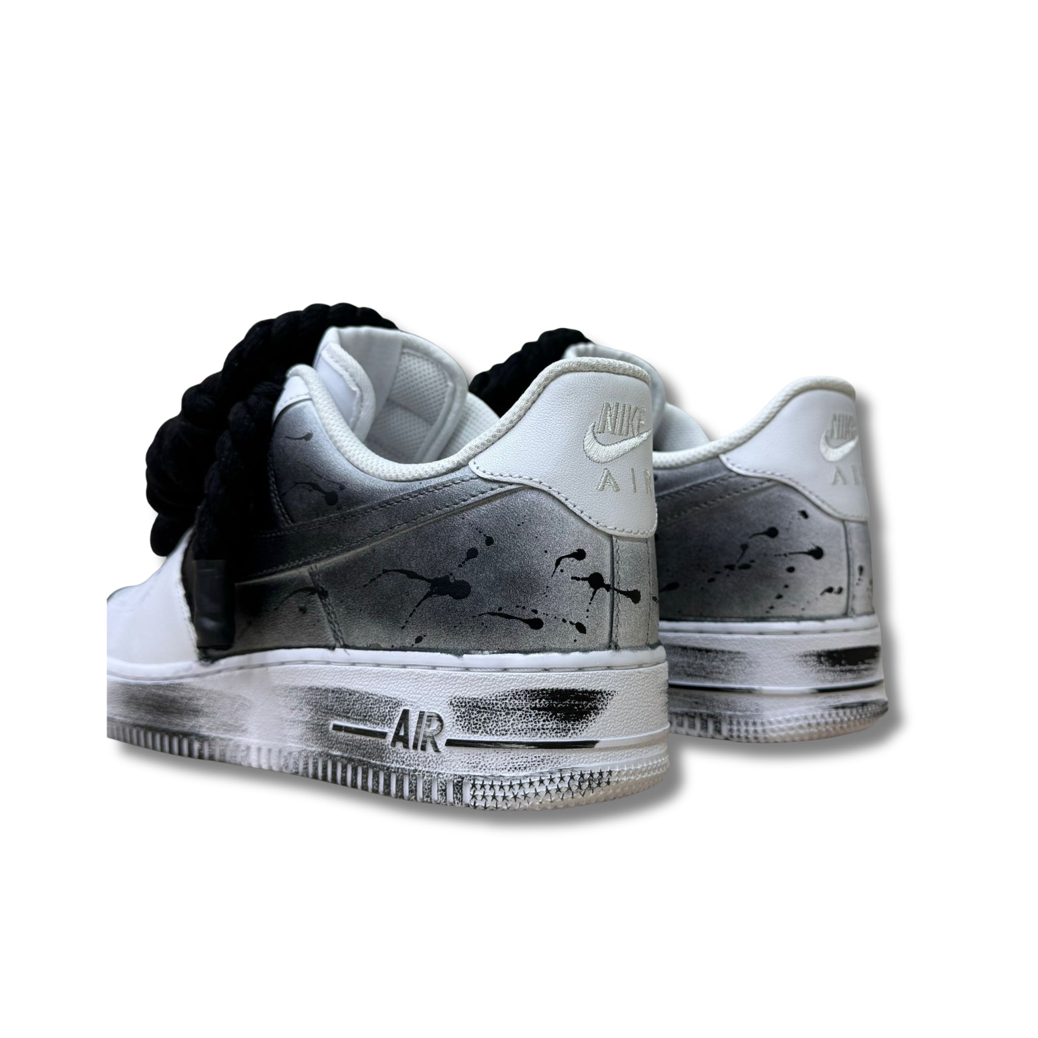 Snezed NIKE AIR FORCEBRUSHED BLACK