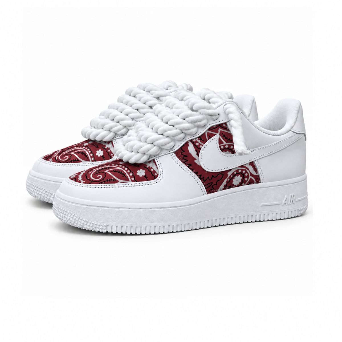 Nike Air Force 1 Bandana&Rope "Bordeaux Edition"