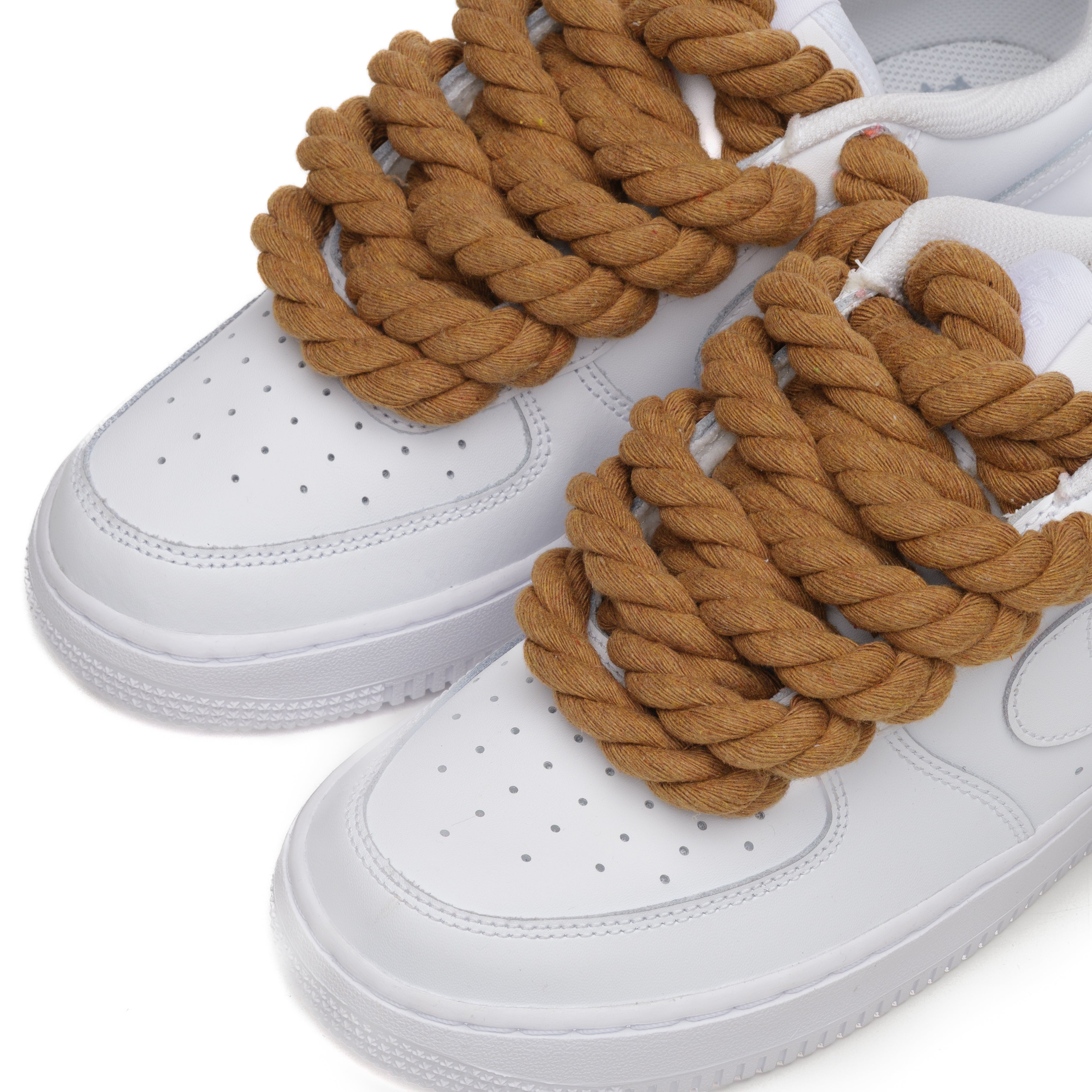 LACETS EN CORDE NIKE AIR FORCE MARRON