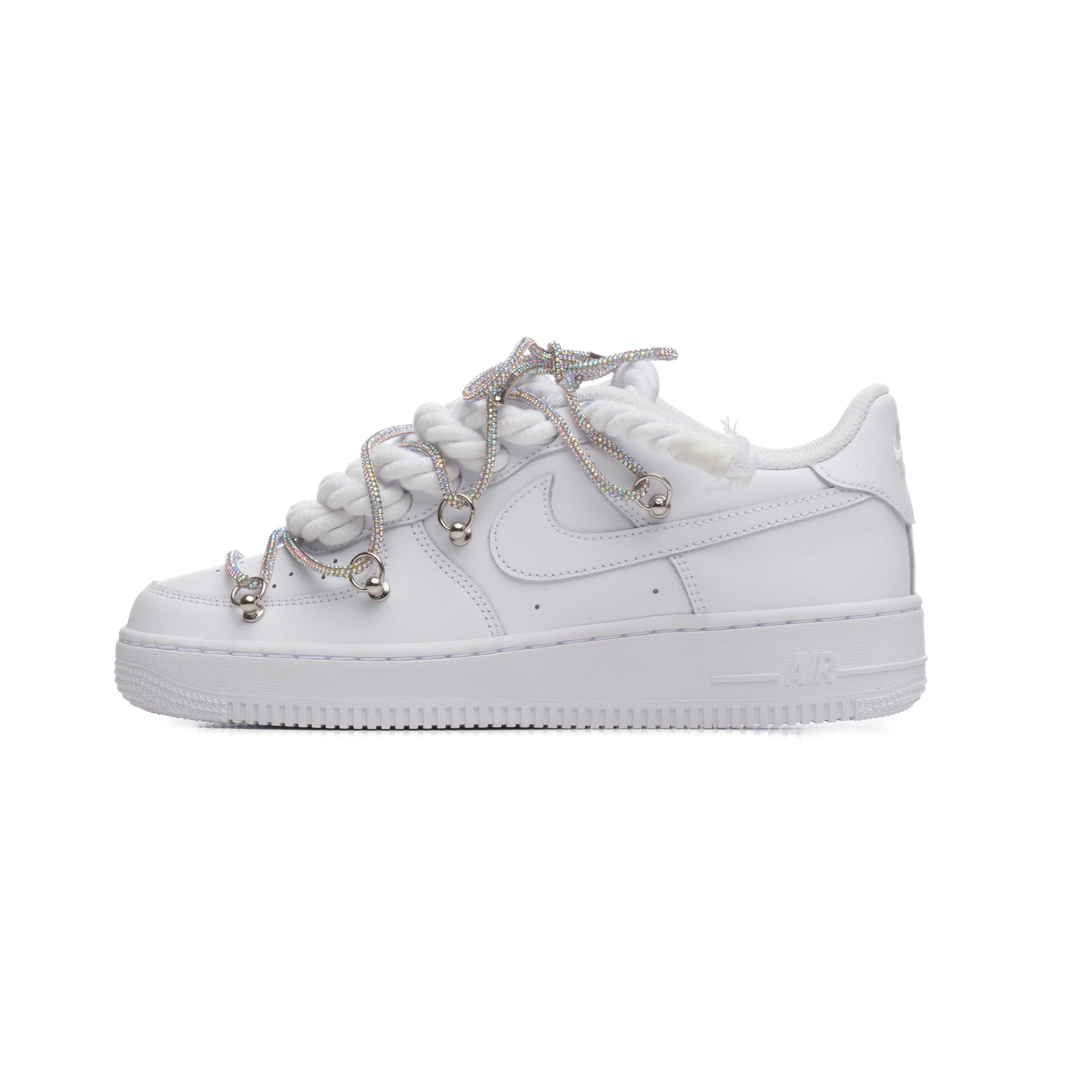 NIKE AIR FORCE ROPE LACES SWAROVSKI CRISTAL