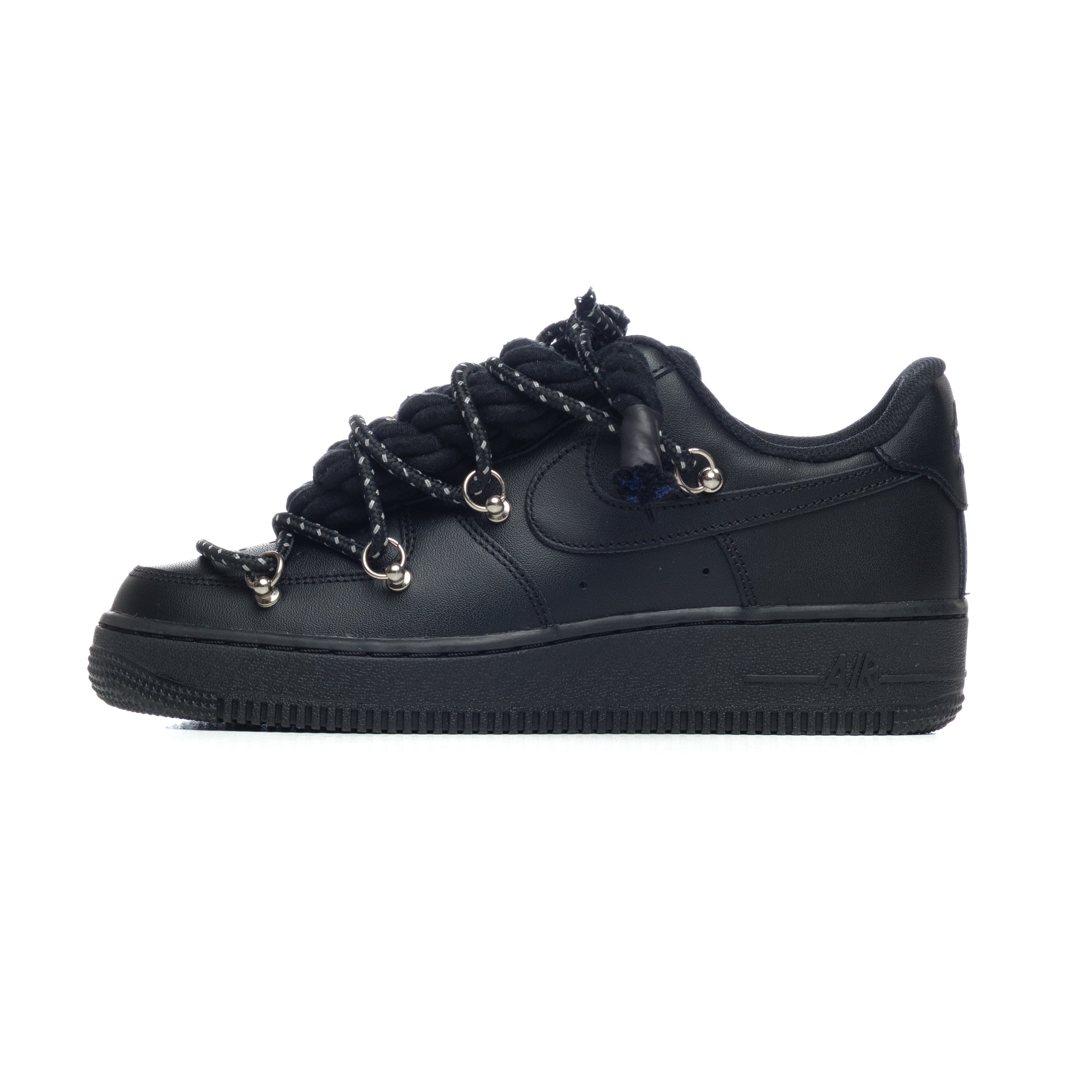 Snezed AIR FORCE ROPE LACESBLACK GLITTER BLACK