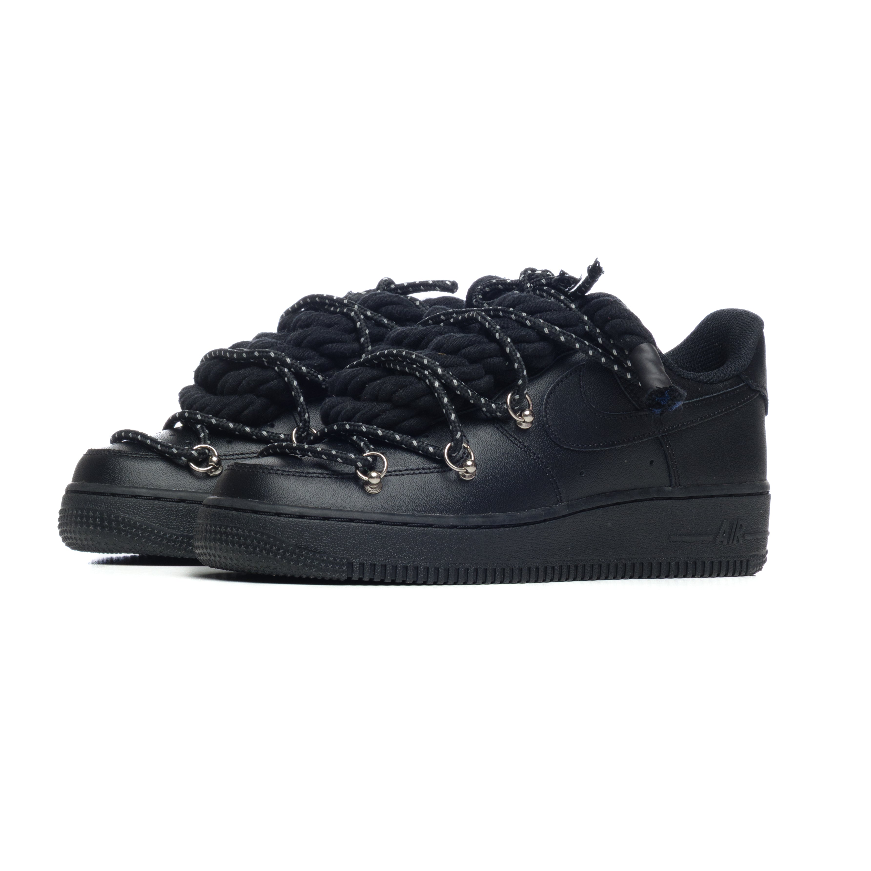 Snezed AIR FORCE ROPE LACESBLACK GLITTER BLACK