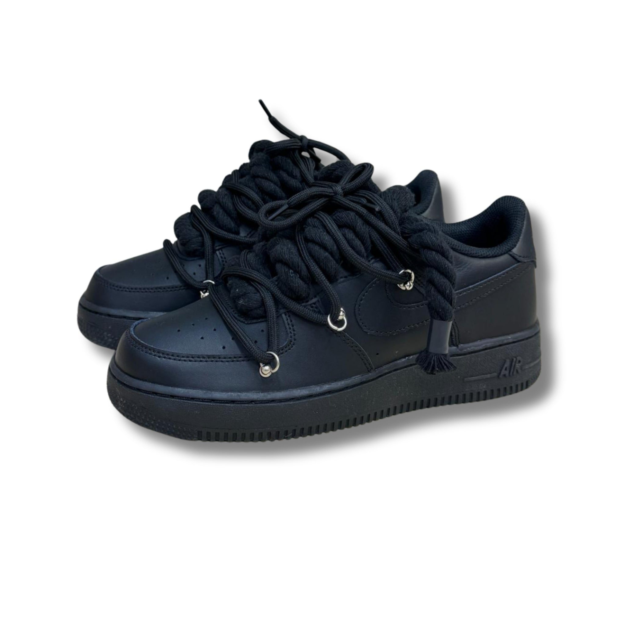 Snezed AIR FORCE ROPE LACESTRIPLE BLACK