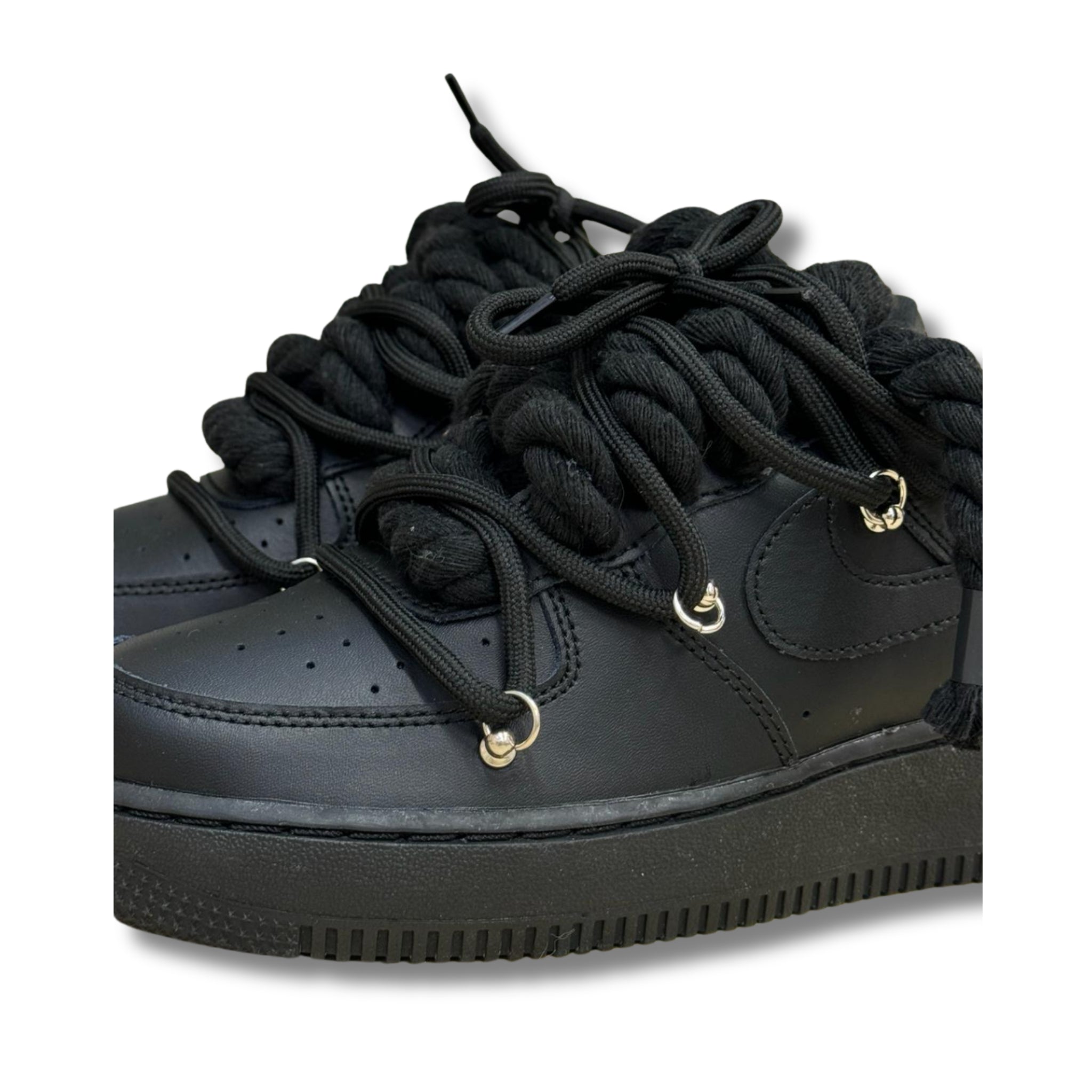 Snezed AIR FORCE ROPE LACESTRIPLE BLACK