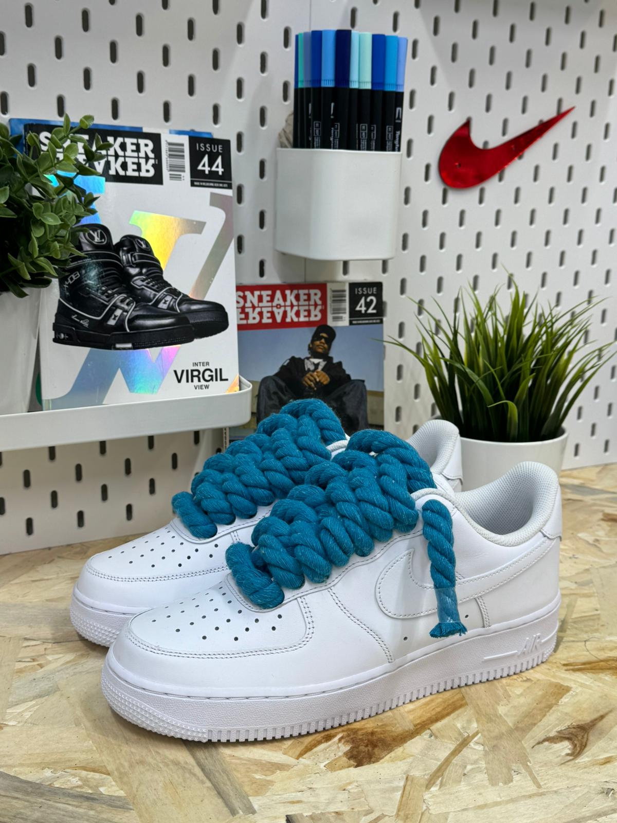 Snezed AIR FORCEROPE LACES BLU
