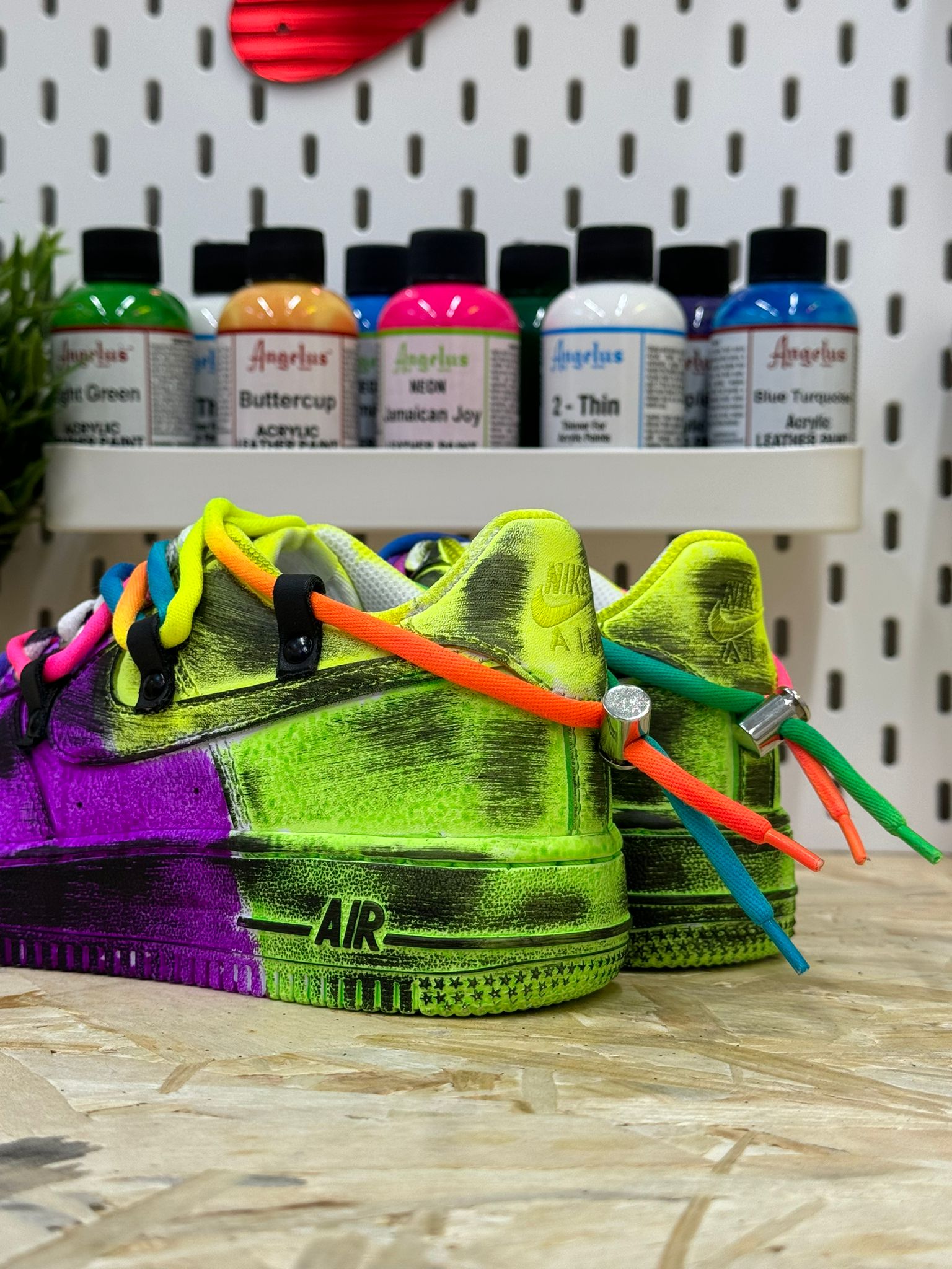 Snezed AIR FORCEROPE LACES FULL COLOR