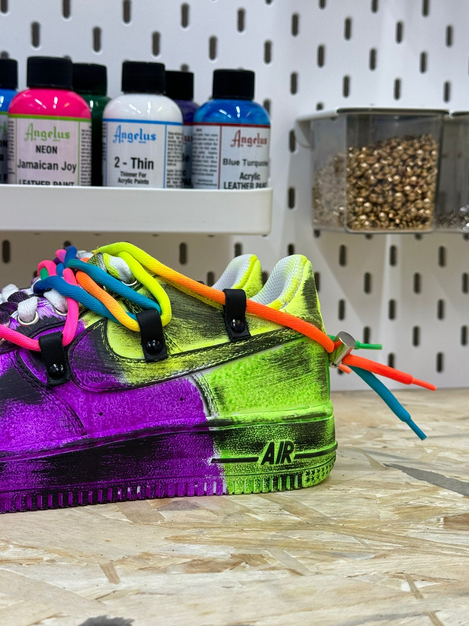 Snezed AIR FORCEROPE LACES FULL COLOR