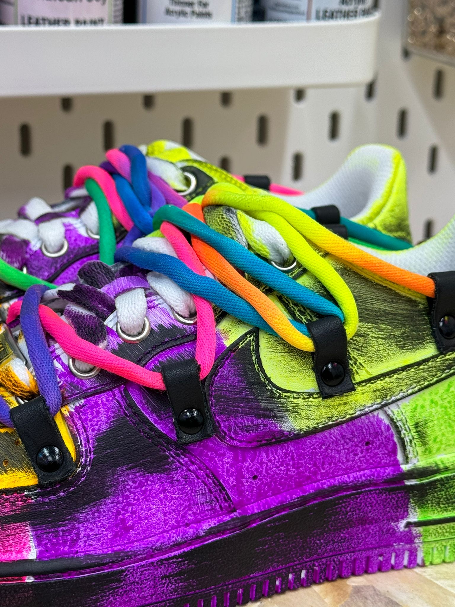 Snezed AIR FORCEROPE LACES FULL COLOR