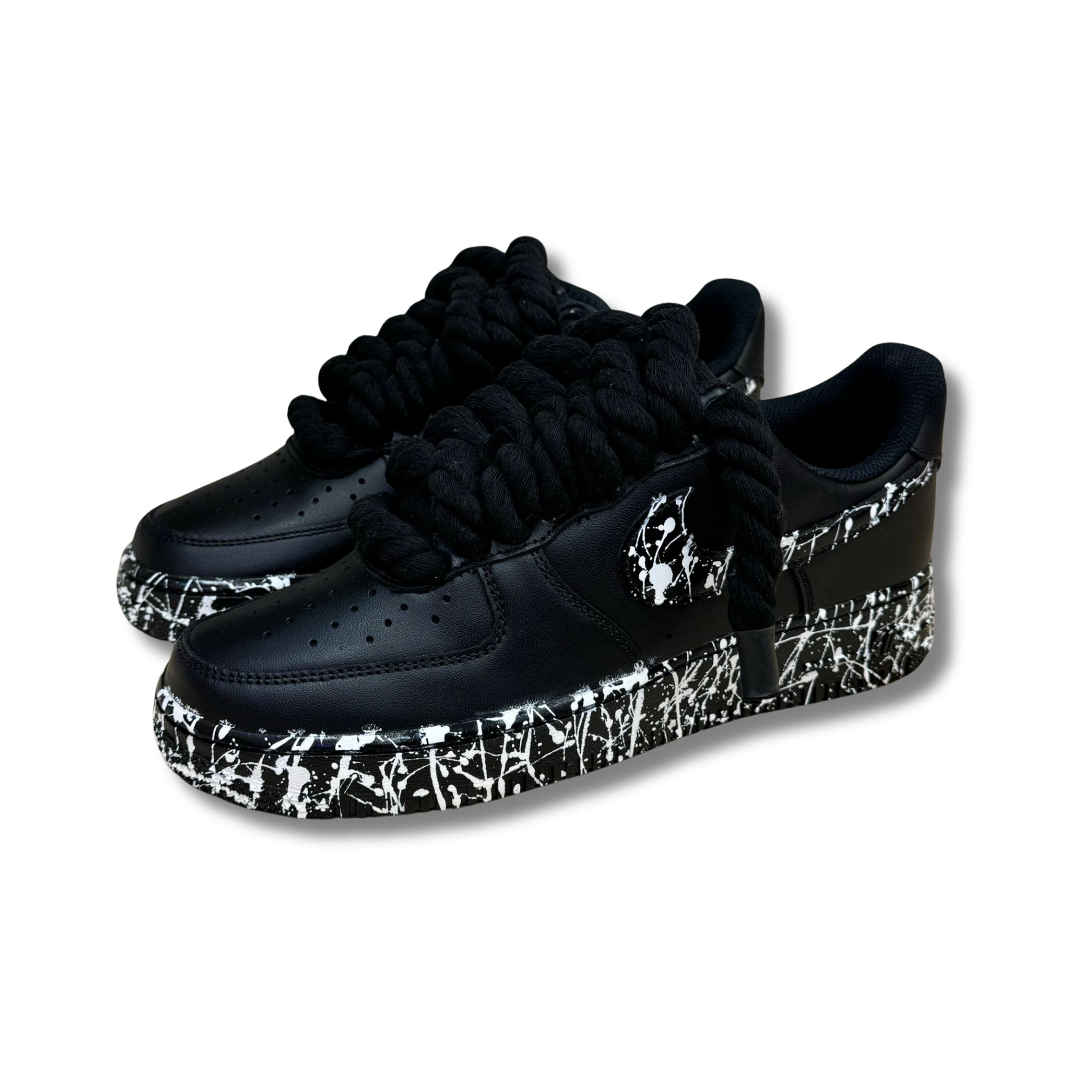 Snezed AIR FORCEROPE LACES SKIZZI BLACK