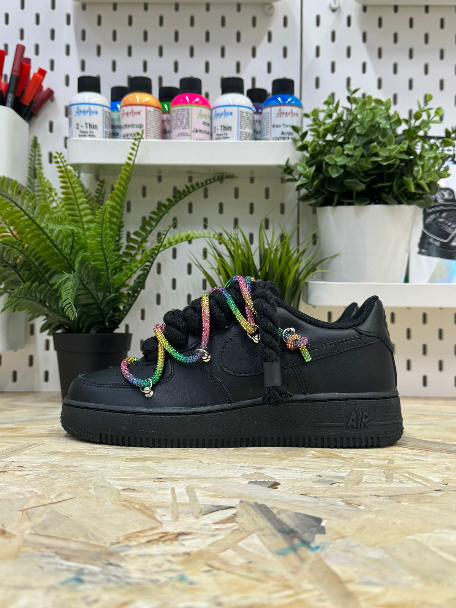 Snezed AIR FORCEROPE BLACK SWAROVSKI MULTI