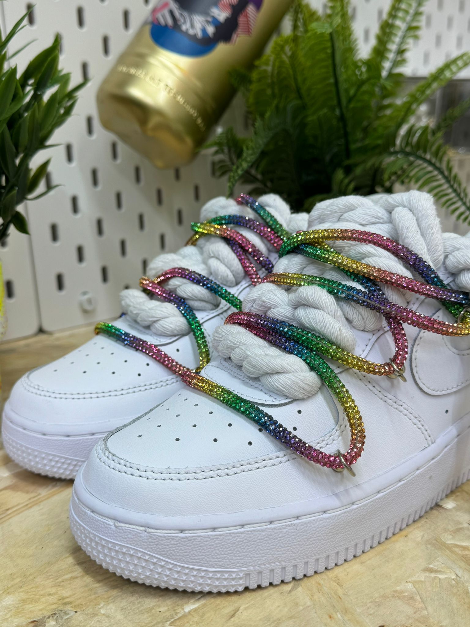 Snezed AIR FORCEWHITE TRIPLE SWAROVSKI MULTI