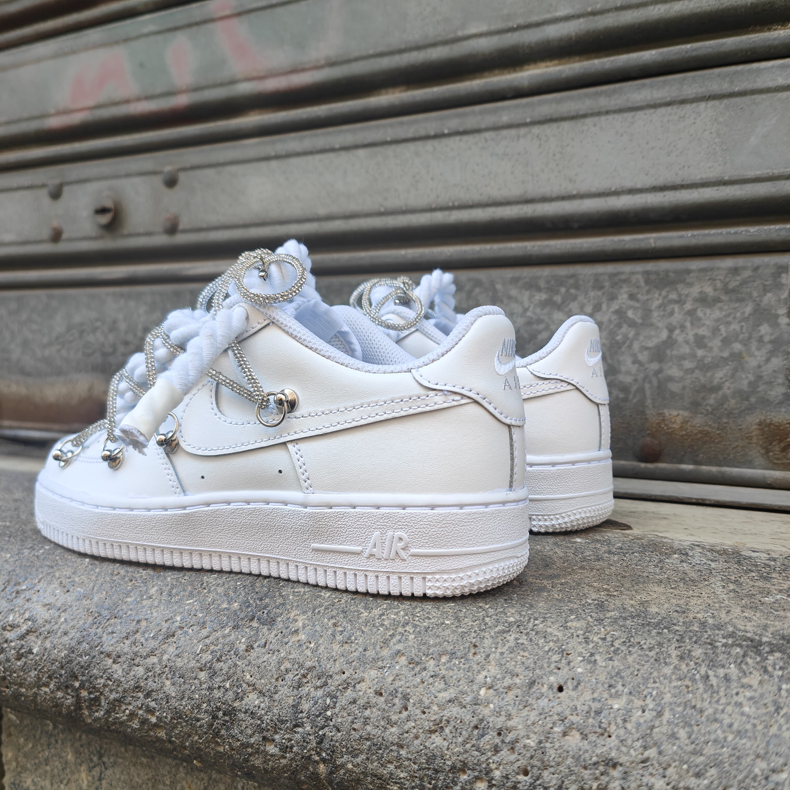 Snezed AIR FORCEROPE LACES SWAROVSKI CRISTAL