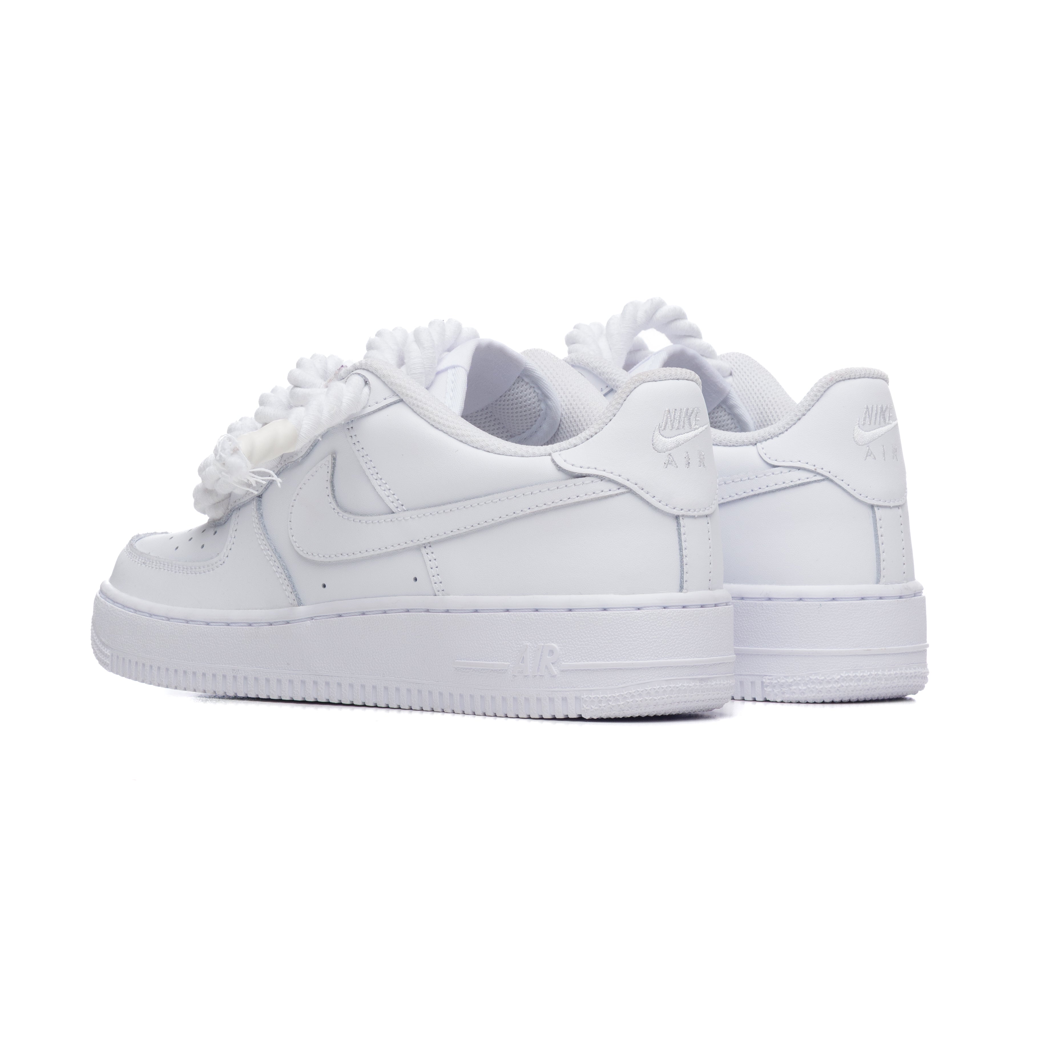 NIKE AIR FORCE ROPE LACES WHITE