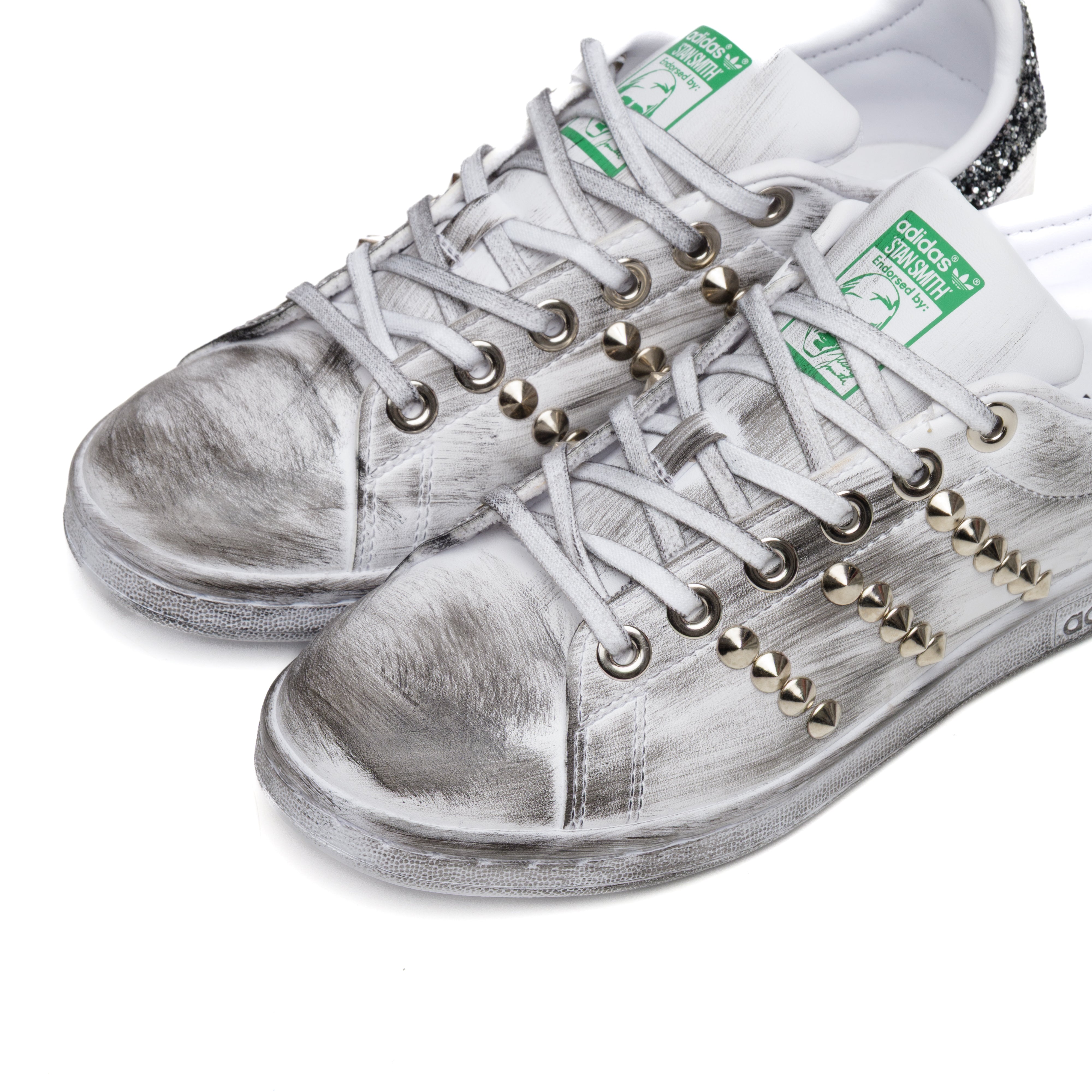 Stan Smith Point Glitter Noir